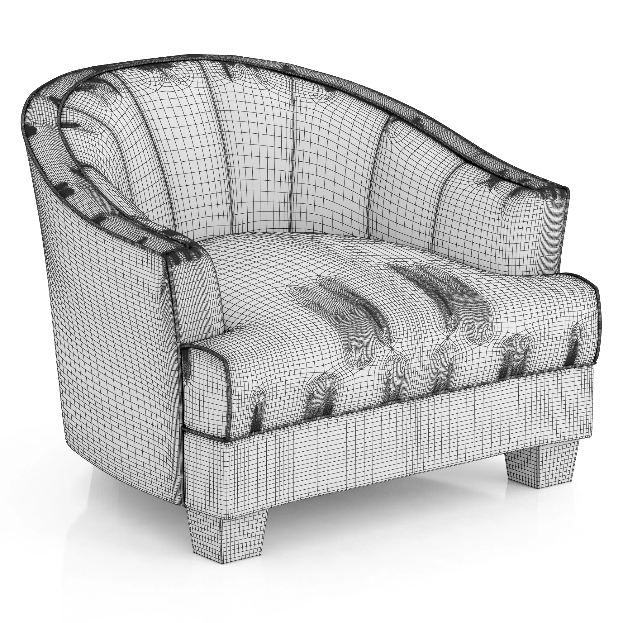 Eichholtz Polaris Armchair — 3D model preview 8