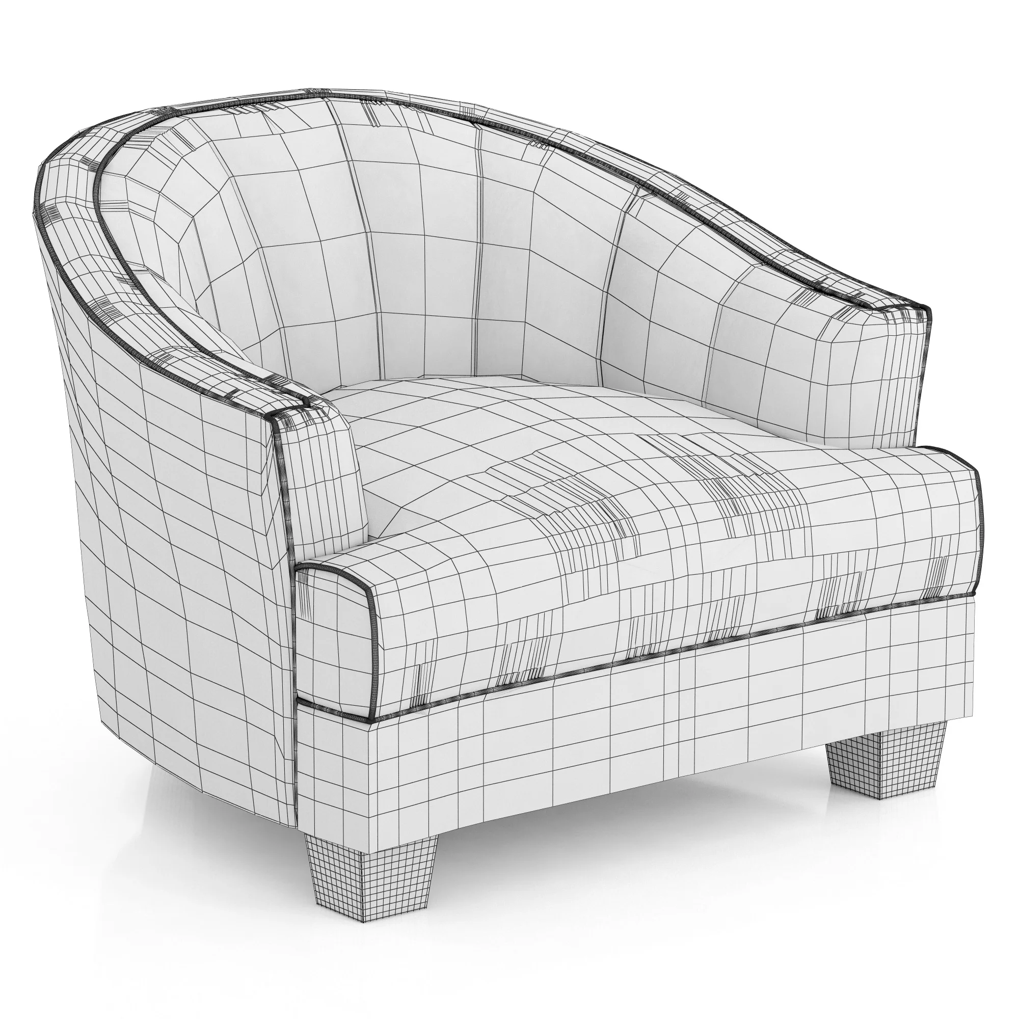Eichholtz Polaris Armchair — 3D model preview 9