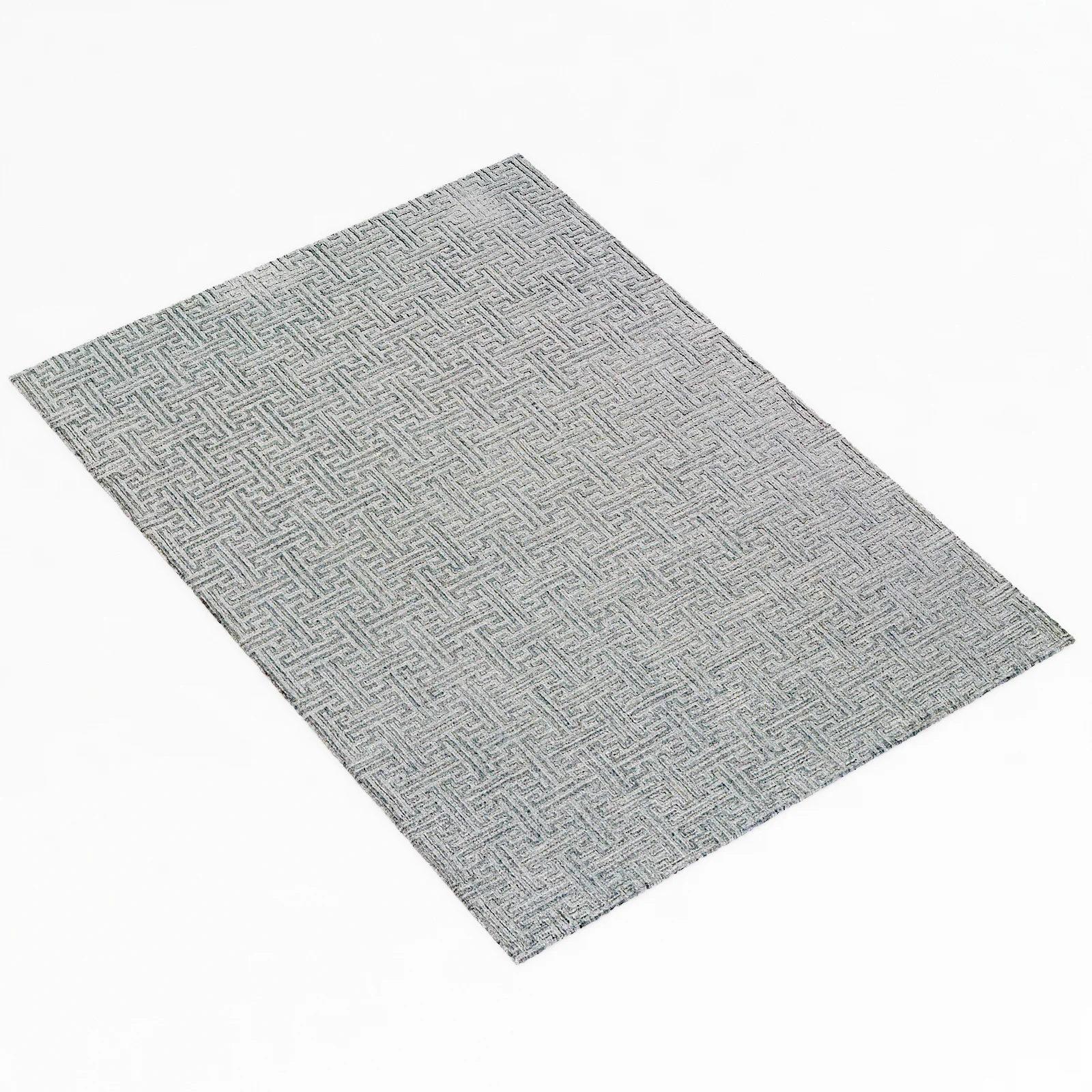 Restoration Hardware Greco Rug Fog — 3D model preview 6