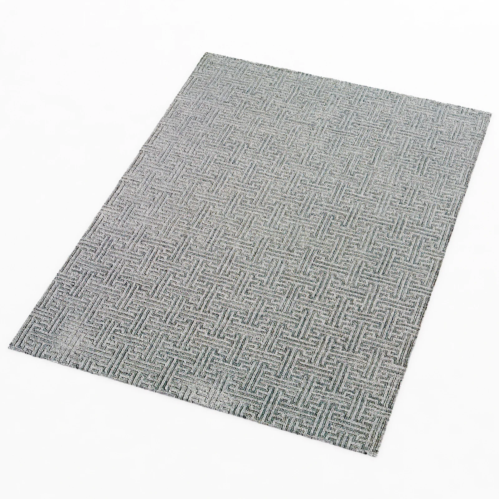 Restoration Hardware Greco Rug Fog — 3D model preview 8