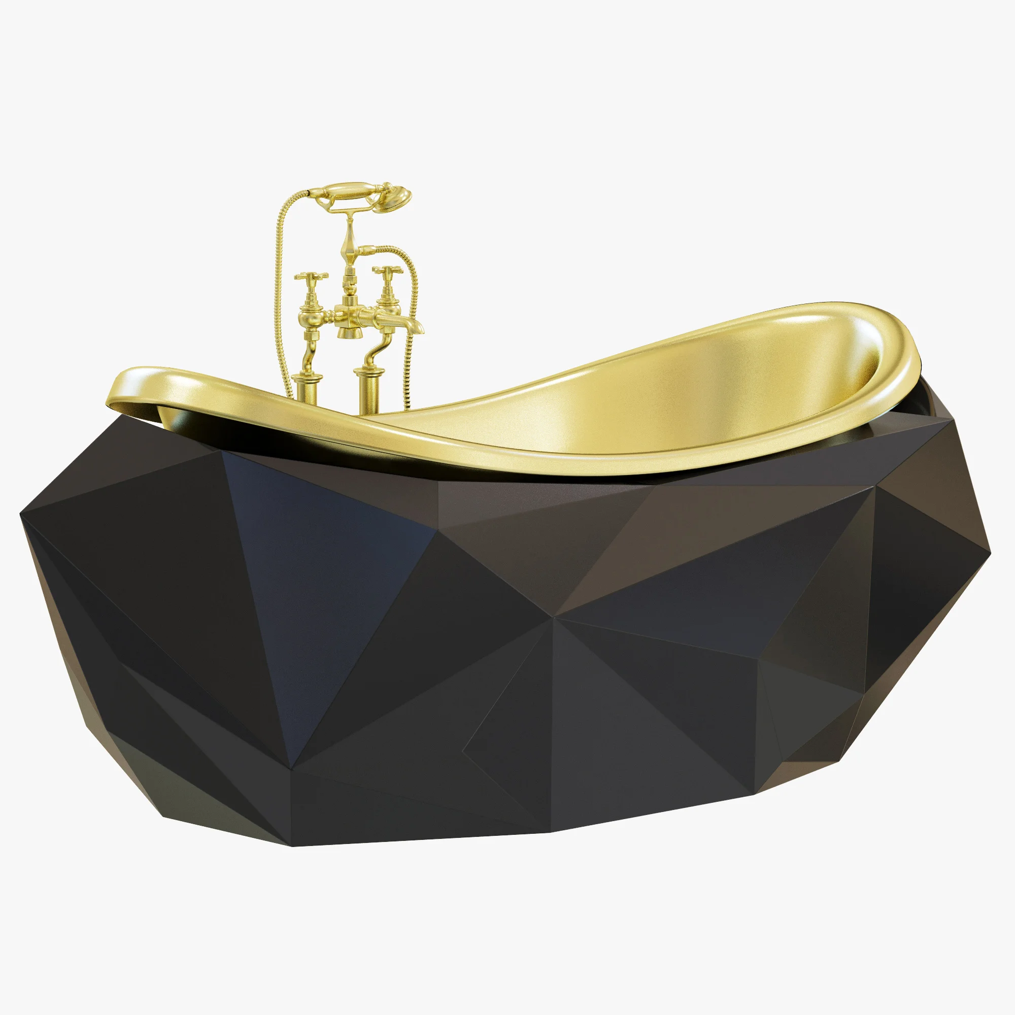 DIAMOND BATHTUB By MAISON VALENTINA — 3D model preview 1
