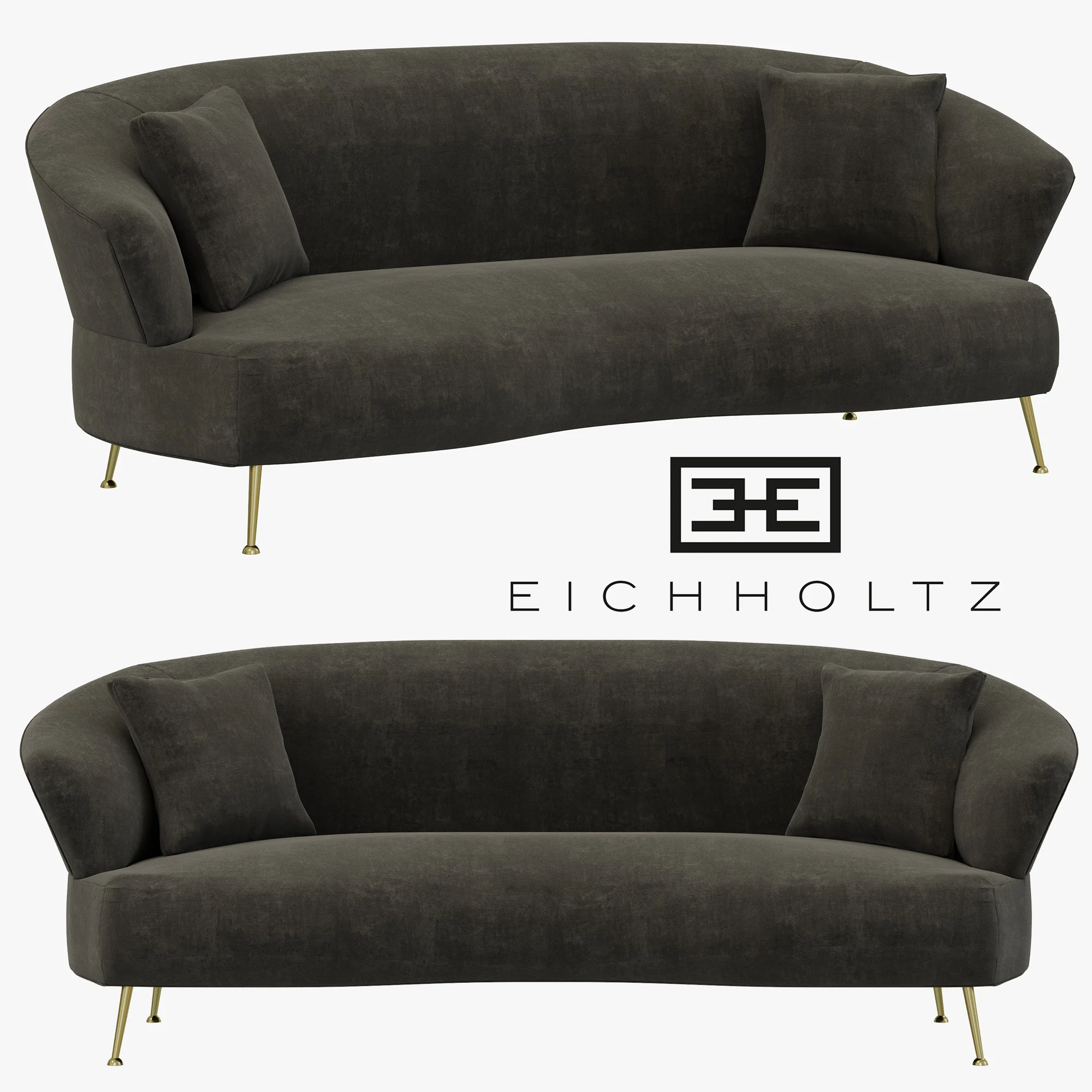 Eichholtz Sofa Genova — 3D model preview 2