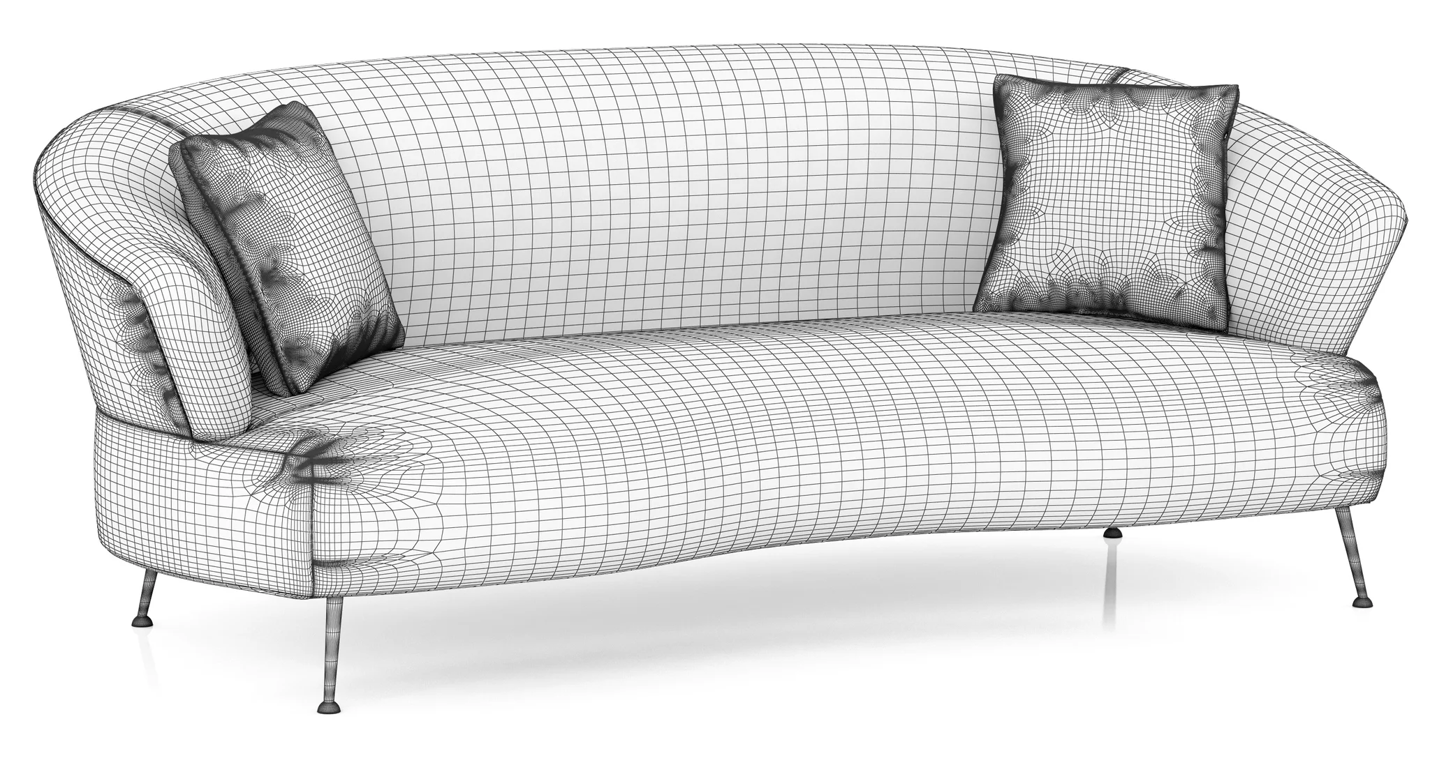Eichholtz Sofa Genova — 3D model preview 8