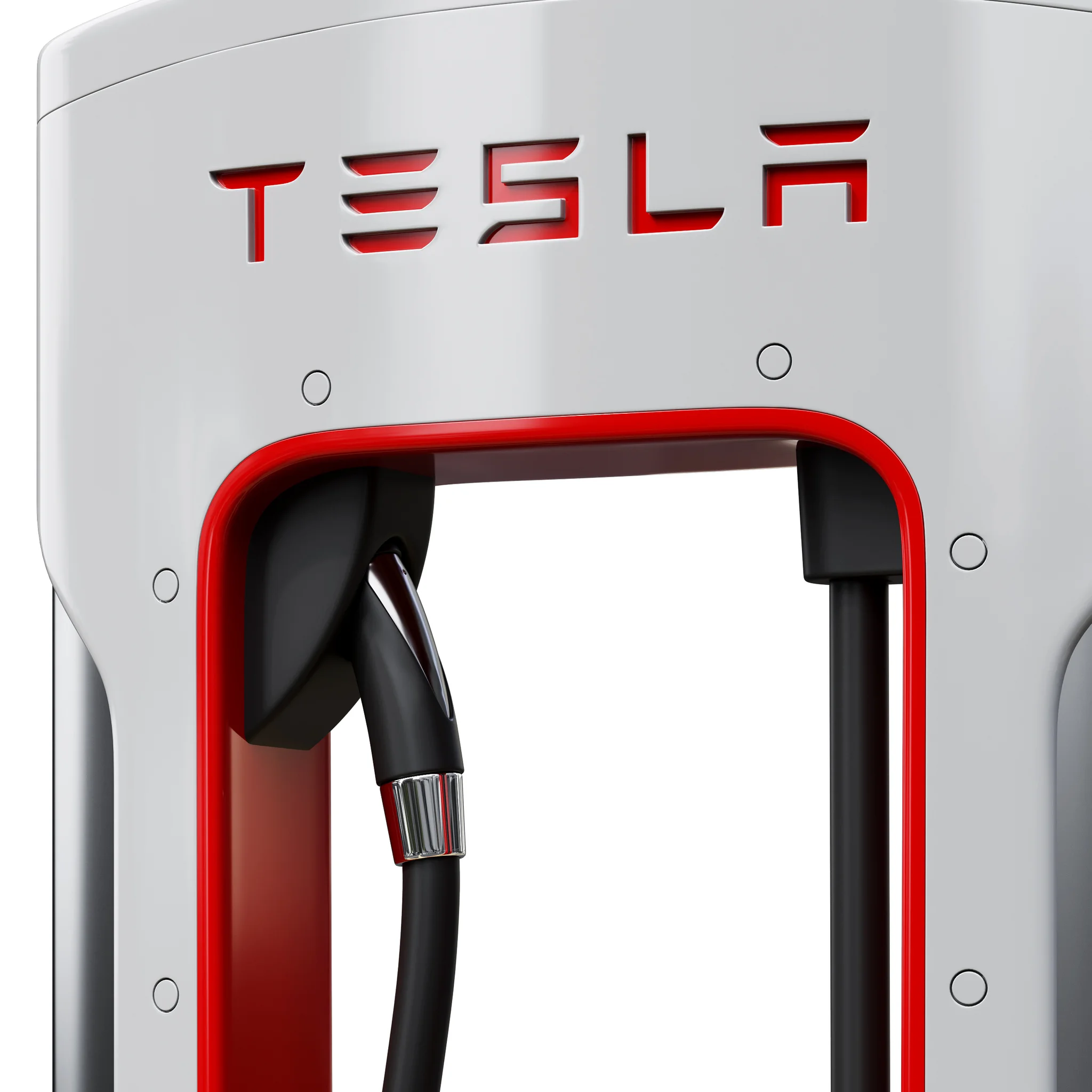 Tesla Supercharger, 3D model preview 4