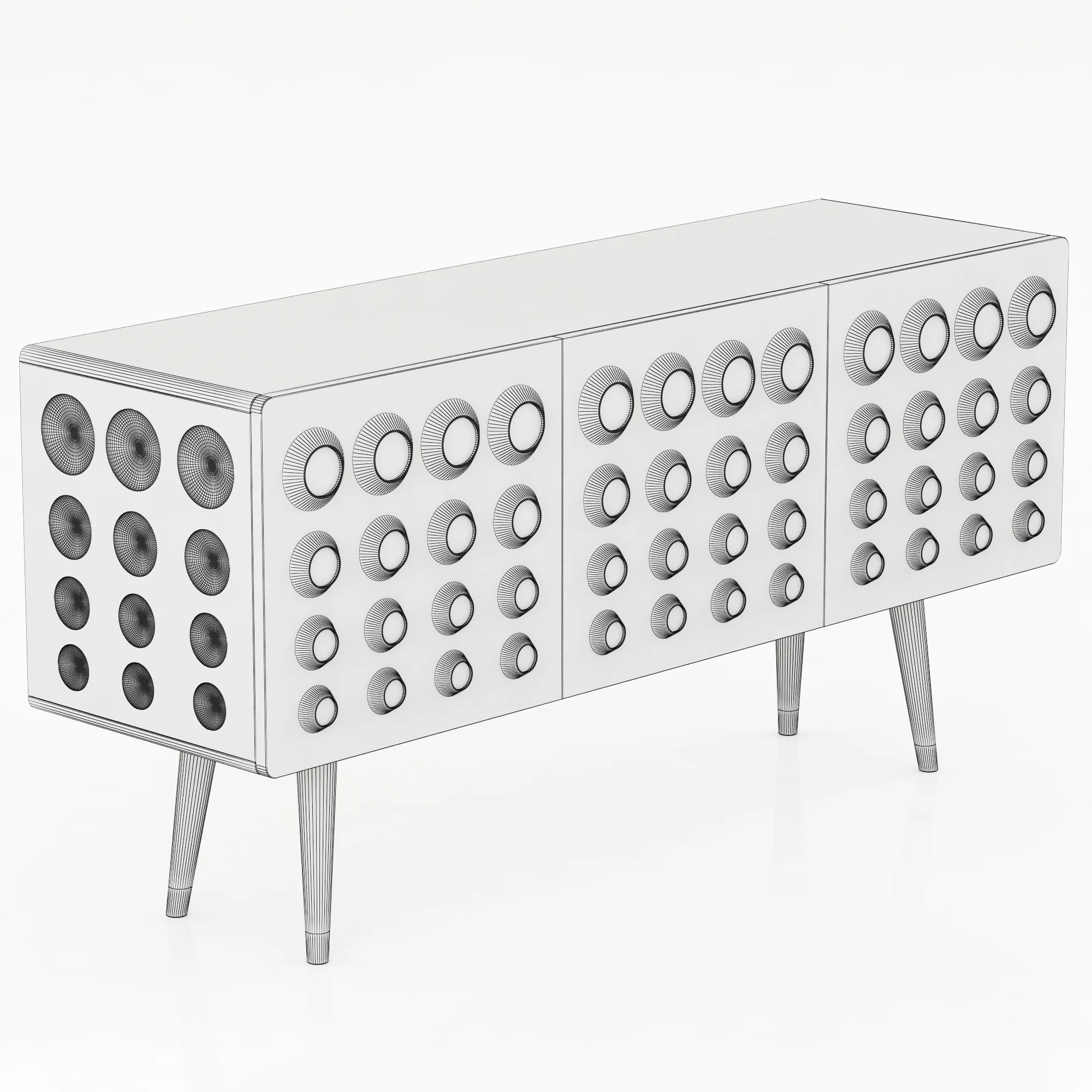 Delightfull MONOCLES SIDEBOARD — 3D model preview 5
