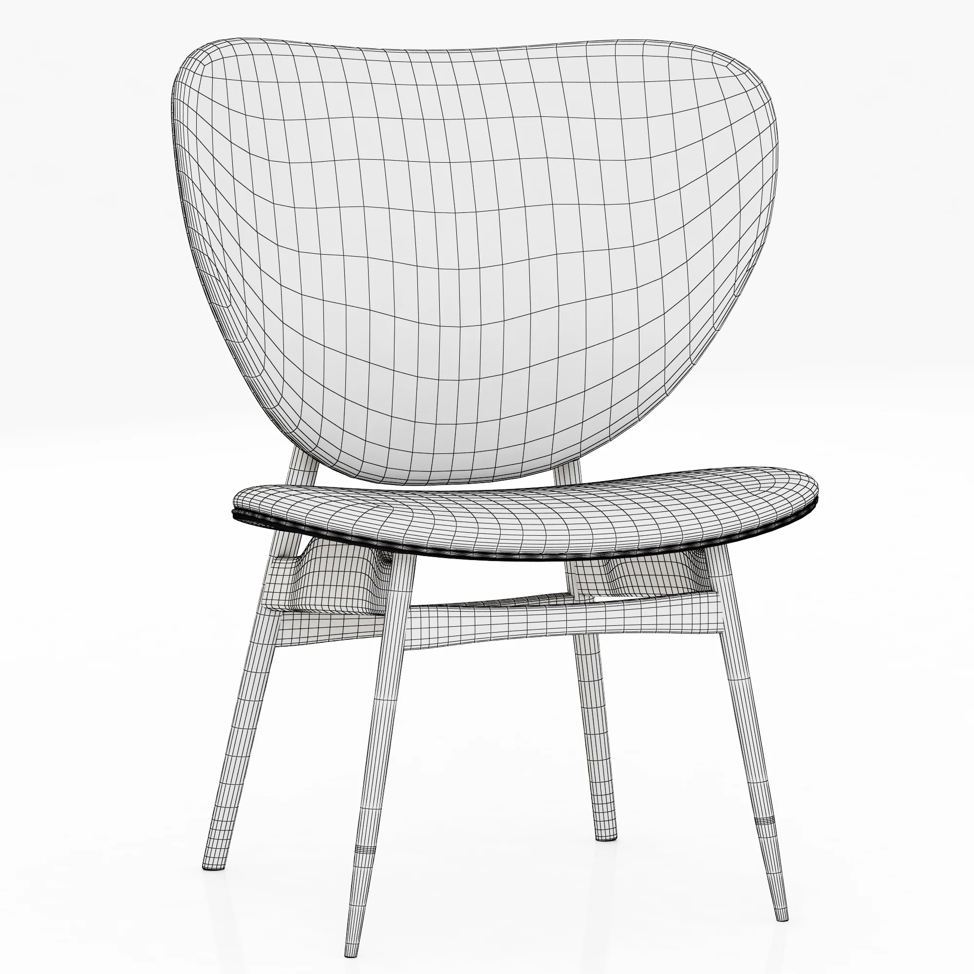 Baxter Alma Chair — 3D model preview 6