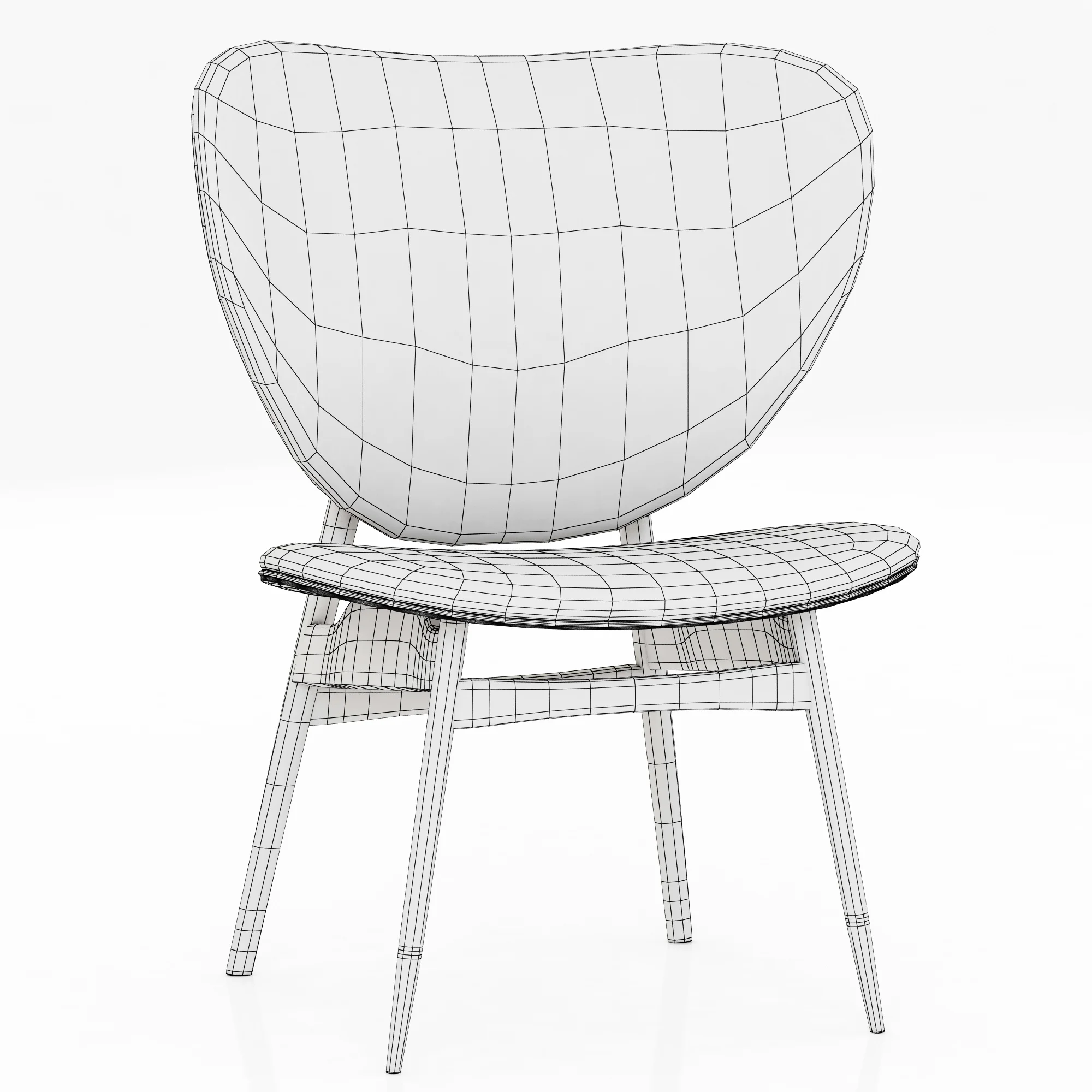 Baxter Alma Chair — 3D model preview 7