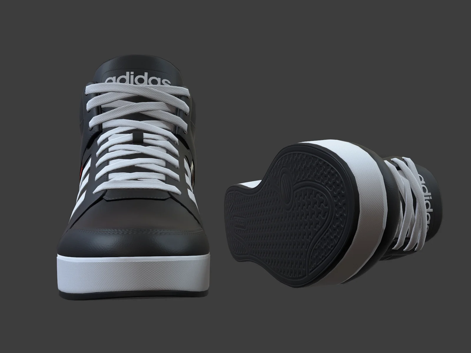 Adidas-NeoRaleigh 9TIS sneaker 1, 3D model preview 2