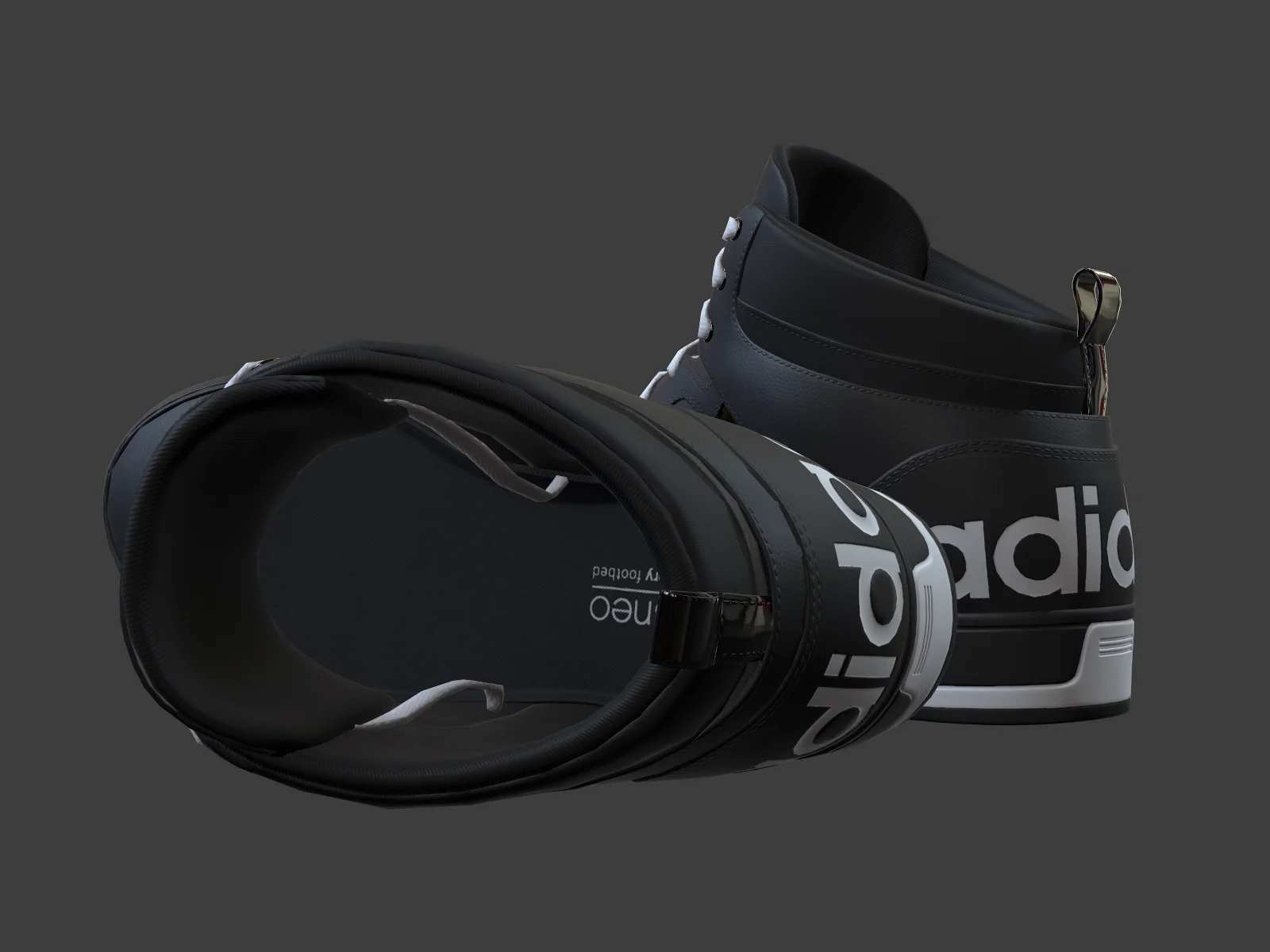 Adidas-NeoRaleigh 9TIS sneaker 1, 3D model preview 6
