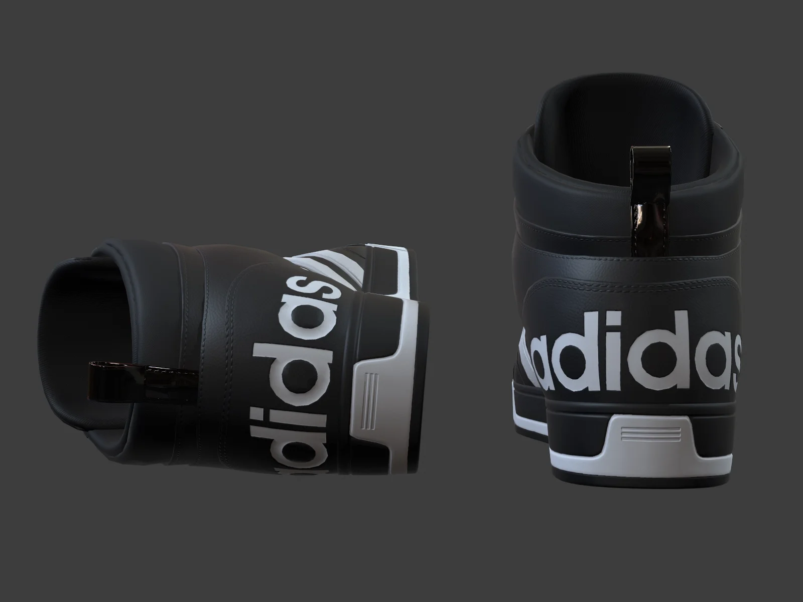 Adidas-NeoRaleigh 9TIS sneaker 1, 3D model preview 7
