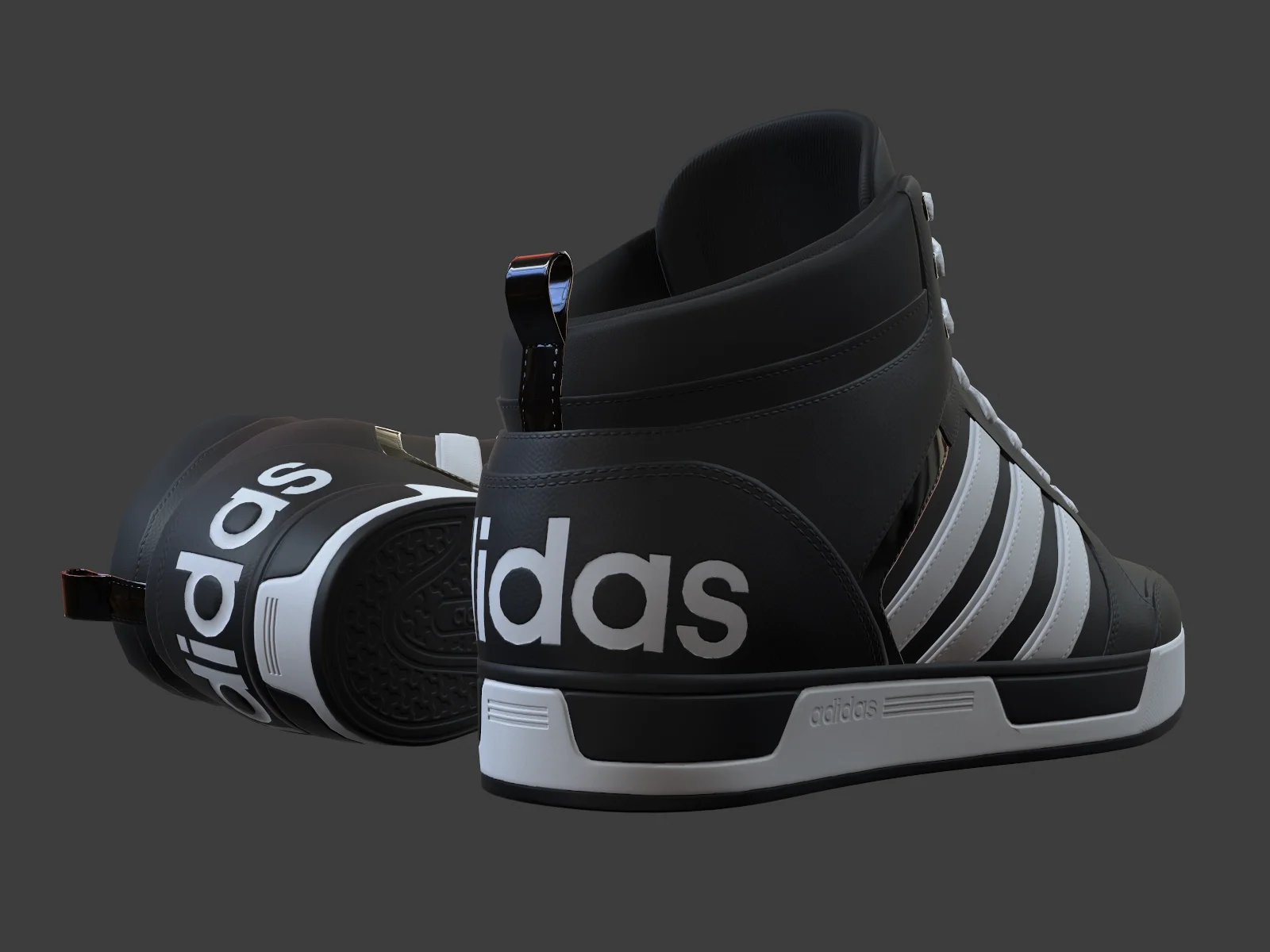 Adidas-NeoRaleigh 9TIS sneaker 1, 3D model preview 8