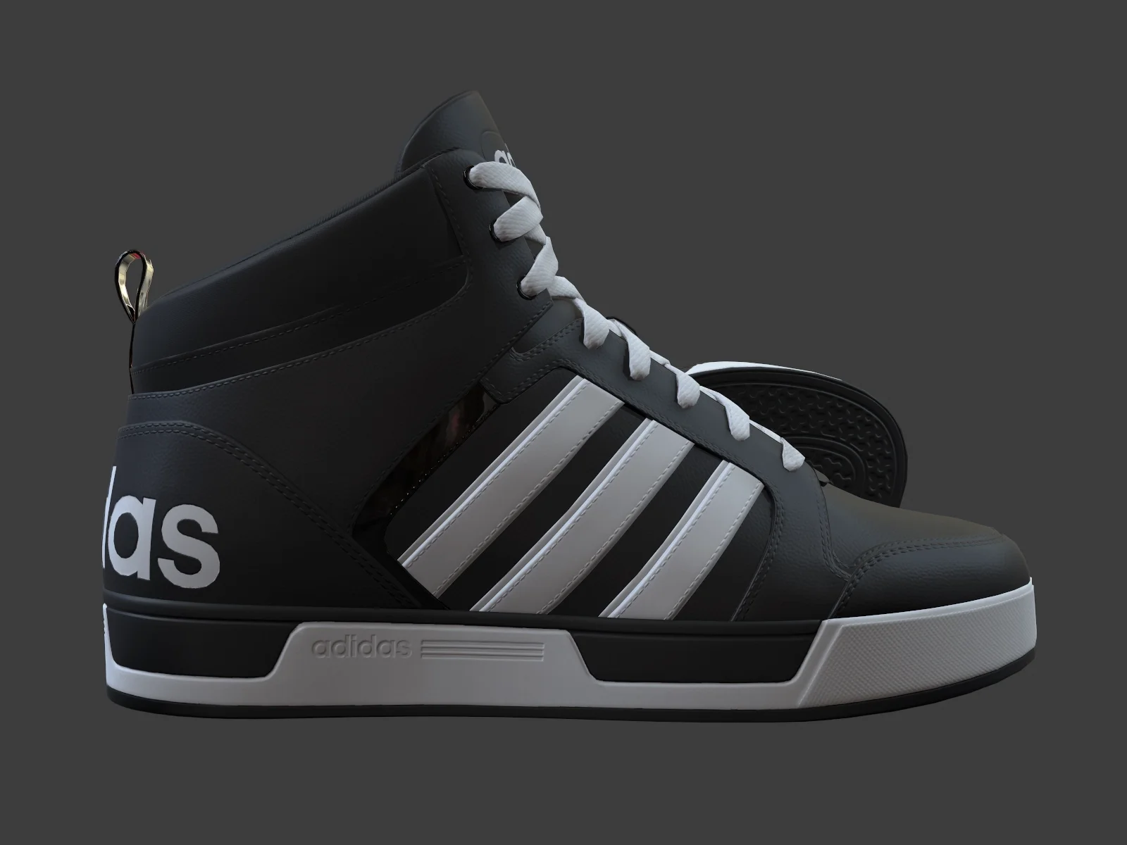 Adidas-NeoRaleigh 9TIS sneaker 1, 3D model preview 9