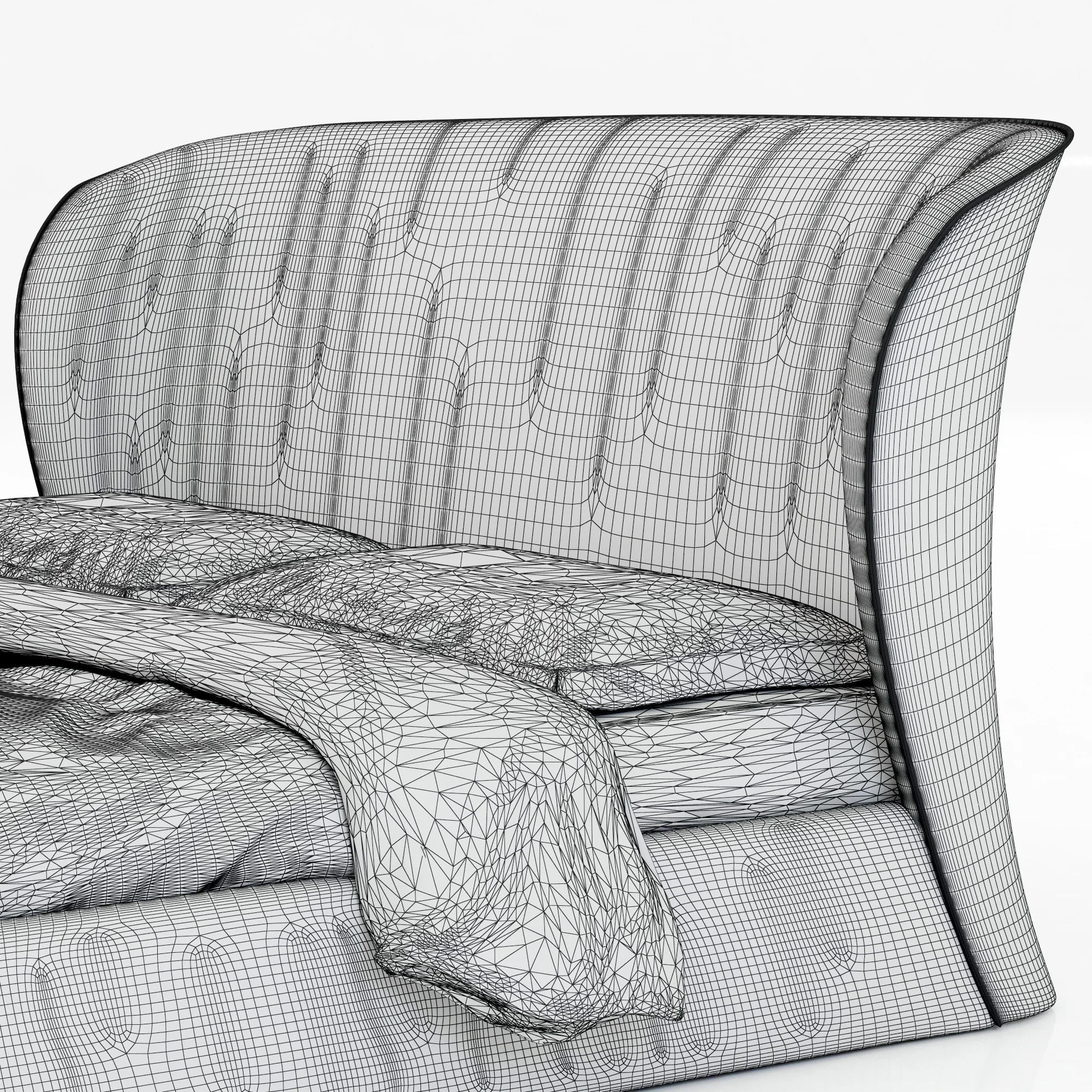 Natuzzi Oasi — 3D model preview 7