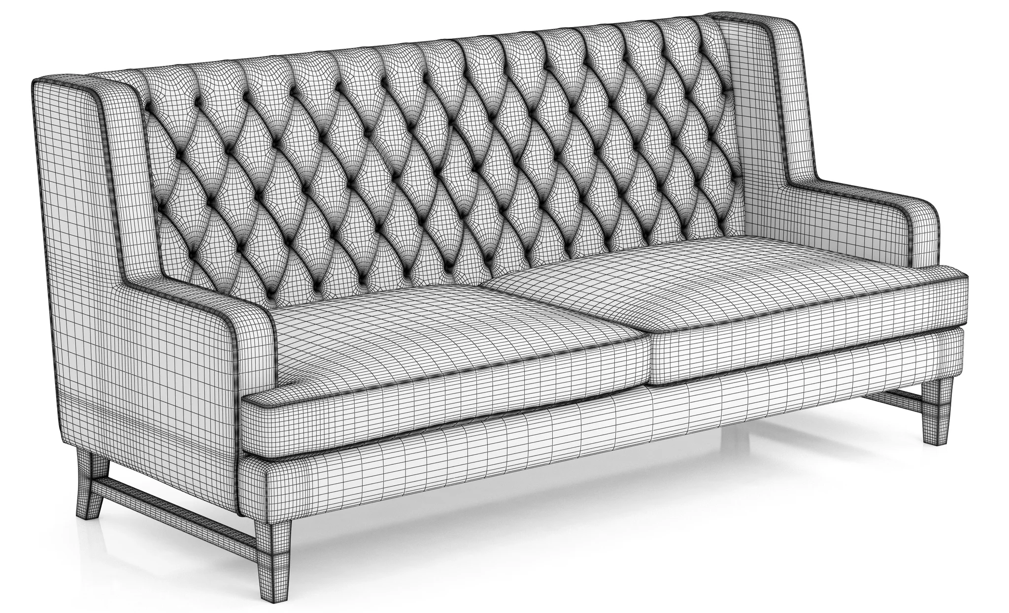 Dantone Home Baltimore Sofa — 3D model preview 8