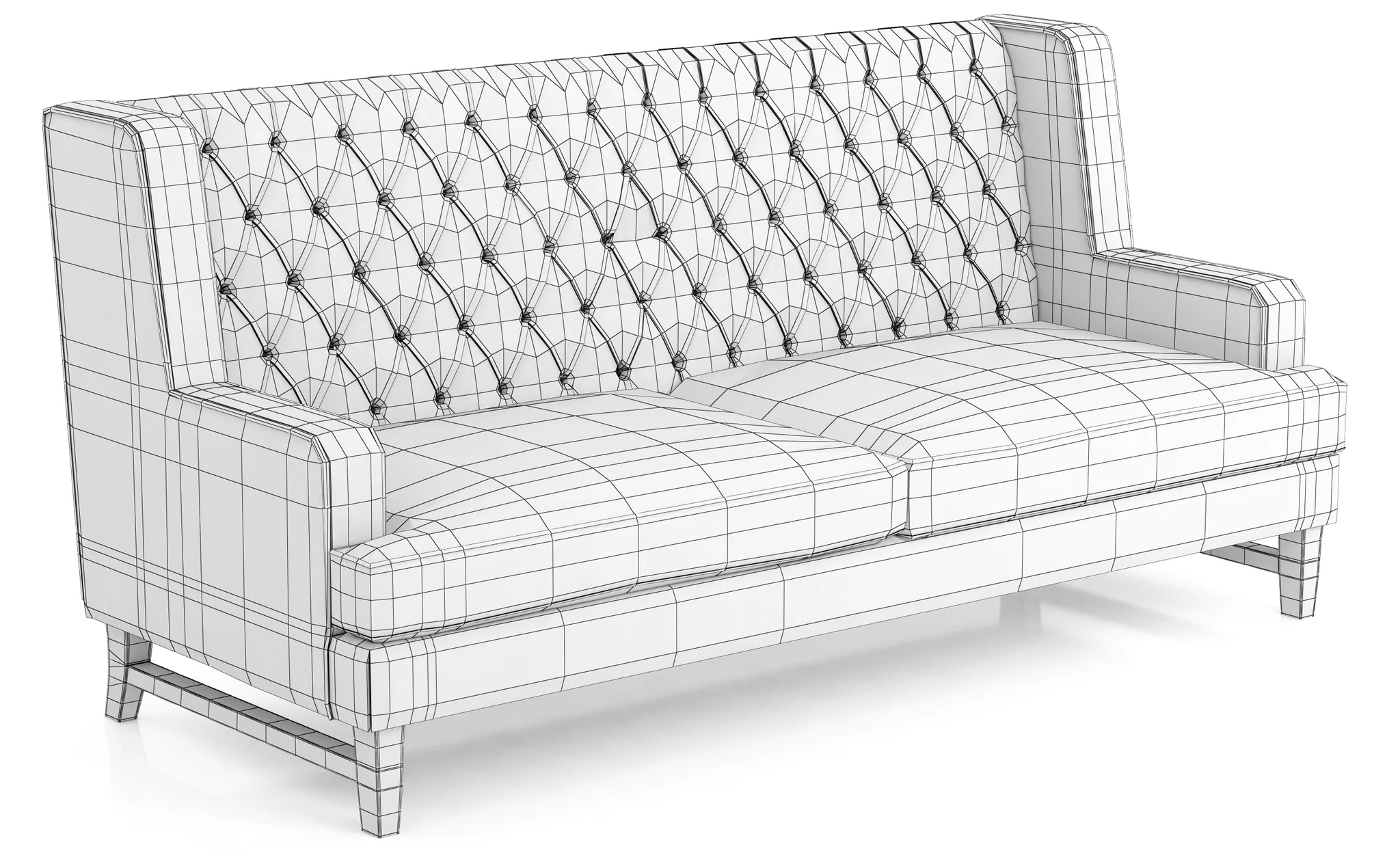 Dantone Home Baltimore Sofa — 3D model preview 9