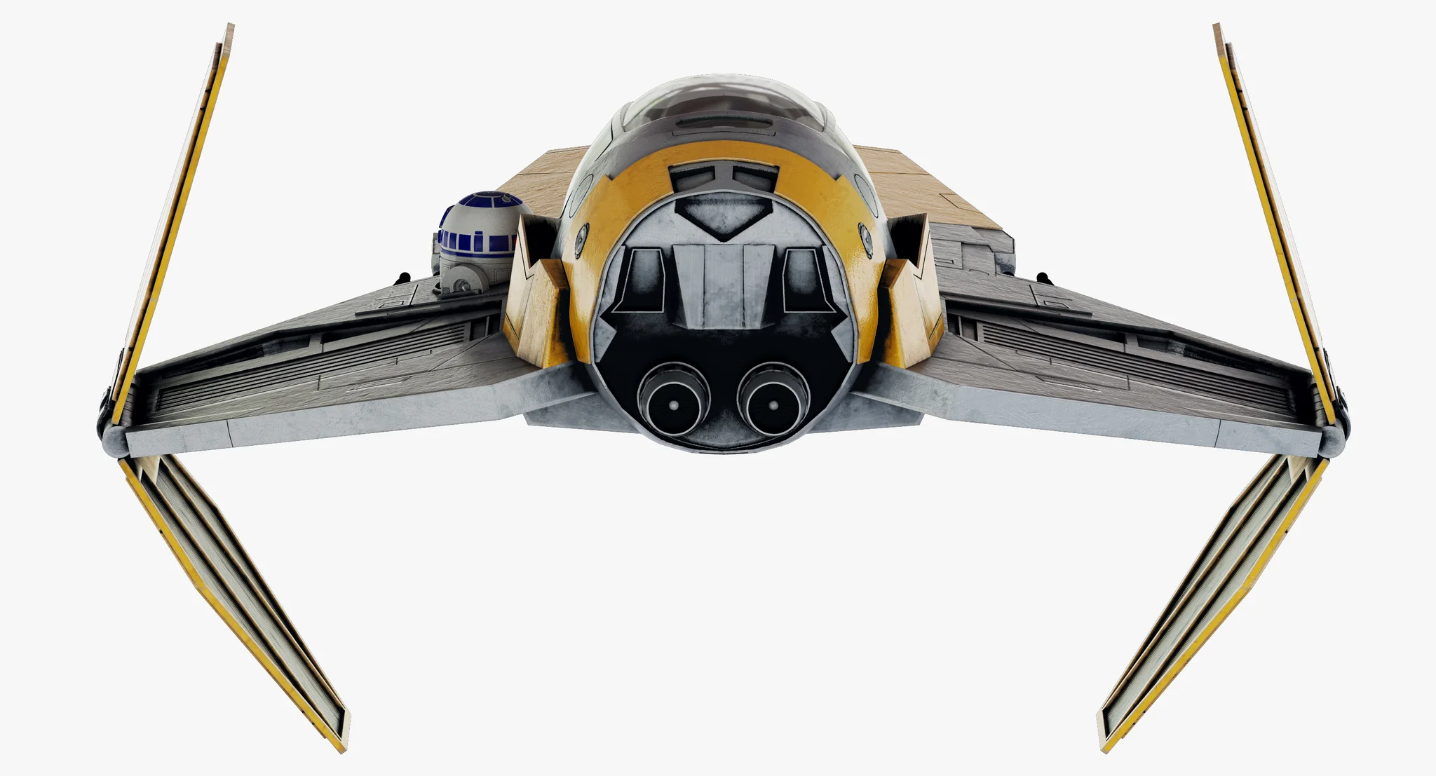 ETA 2 Jedi Interceptor — 3D model preview 1