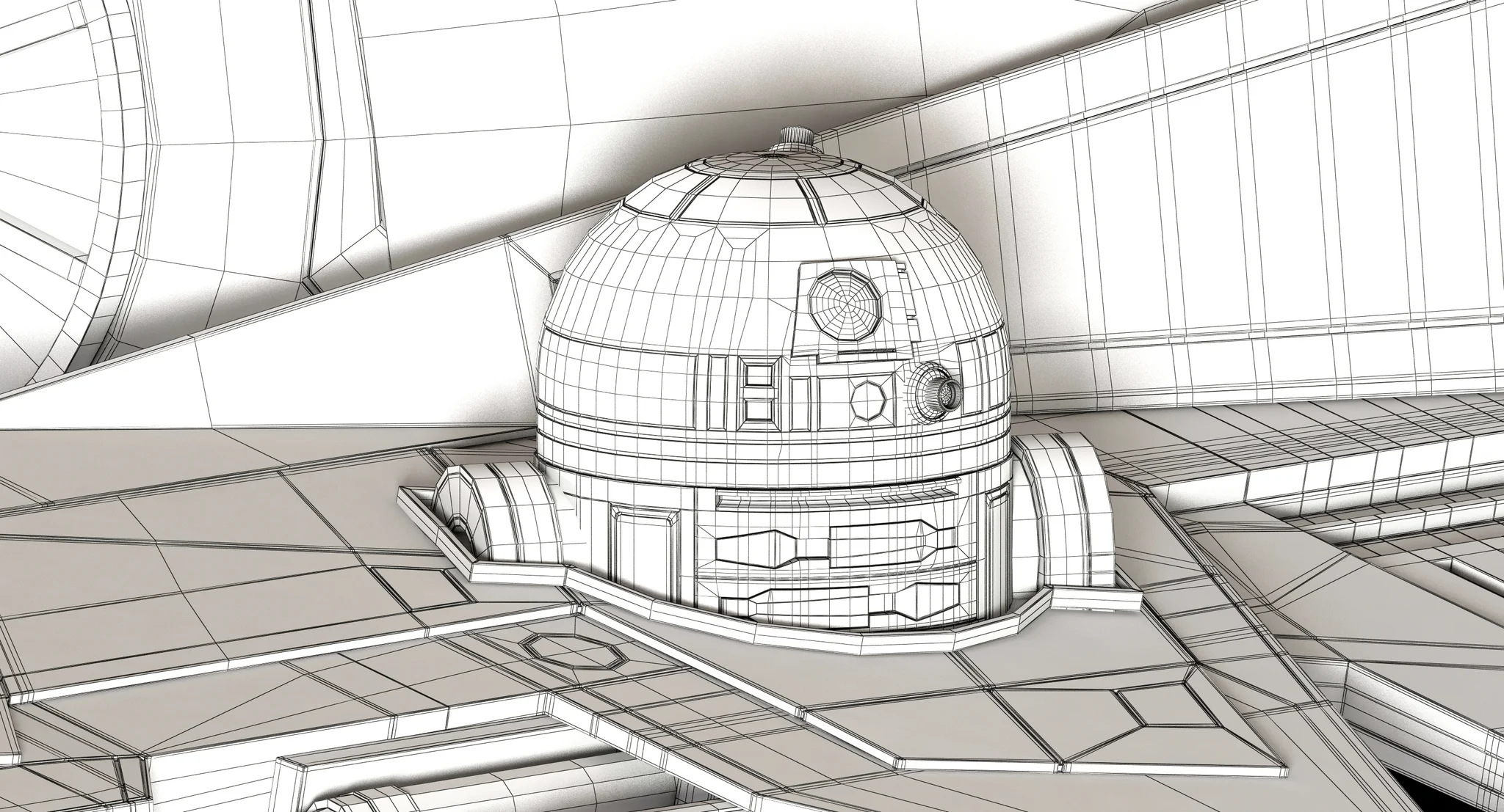 ETA 2 Jedi Interceptor — 3D model preview 7