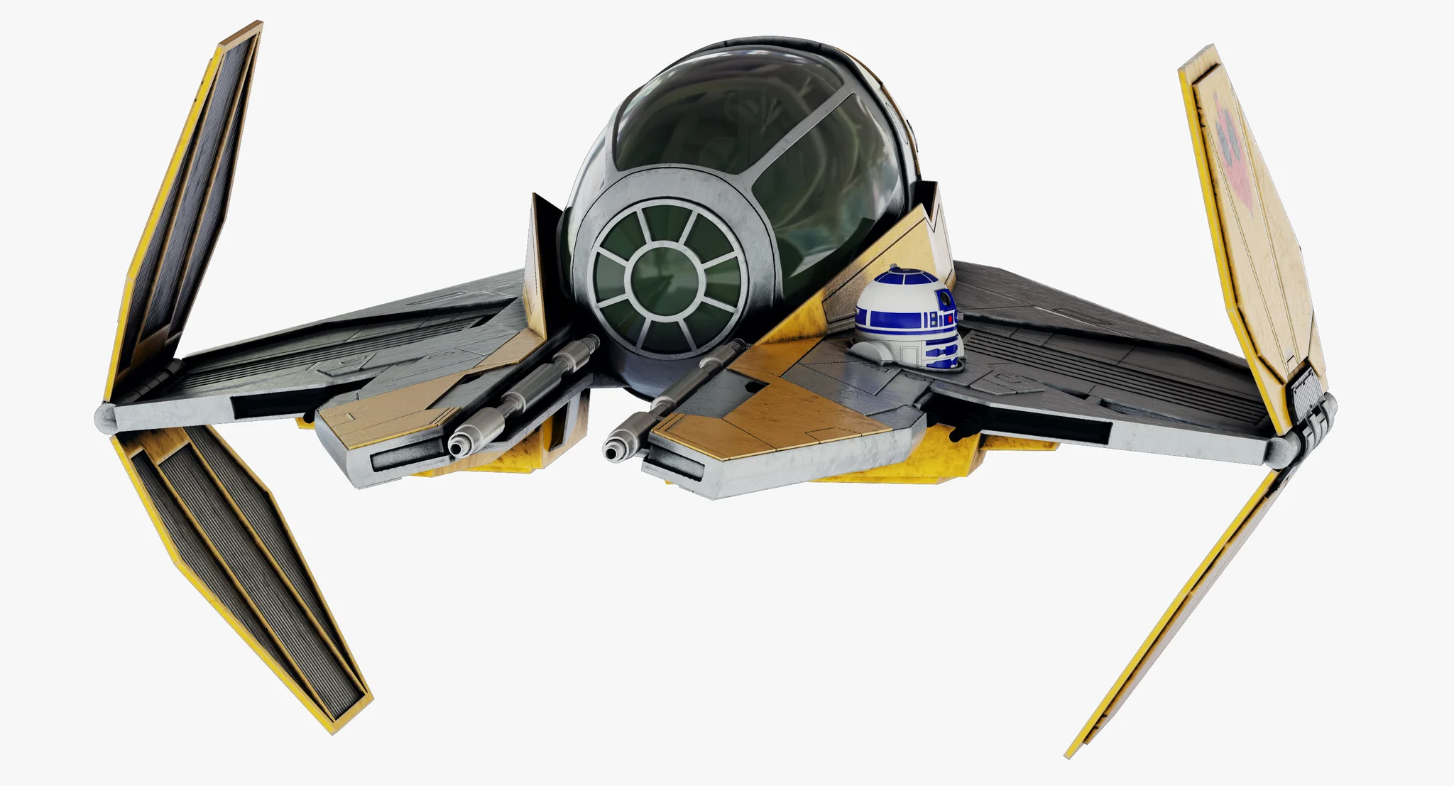 ETA 2 Jedi Interceptor — 3D model preview 8
