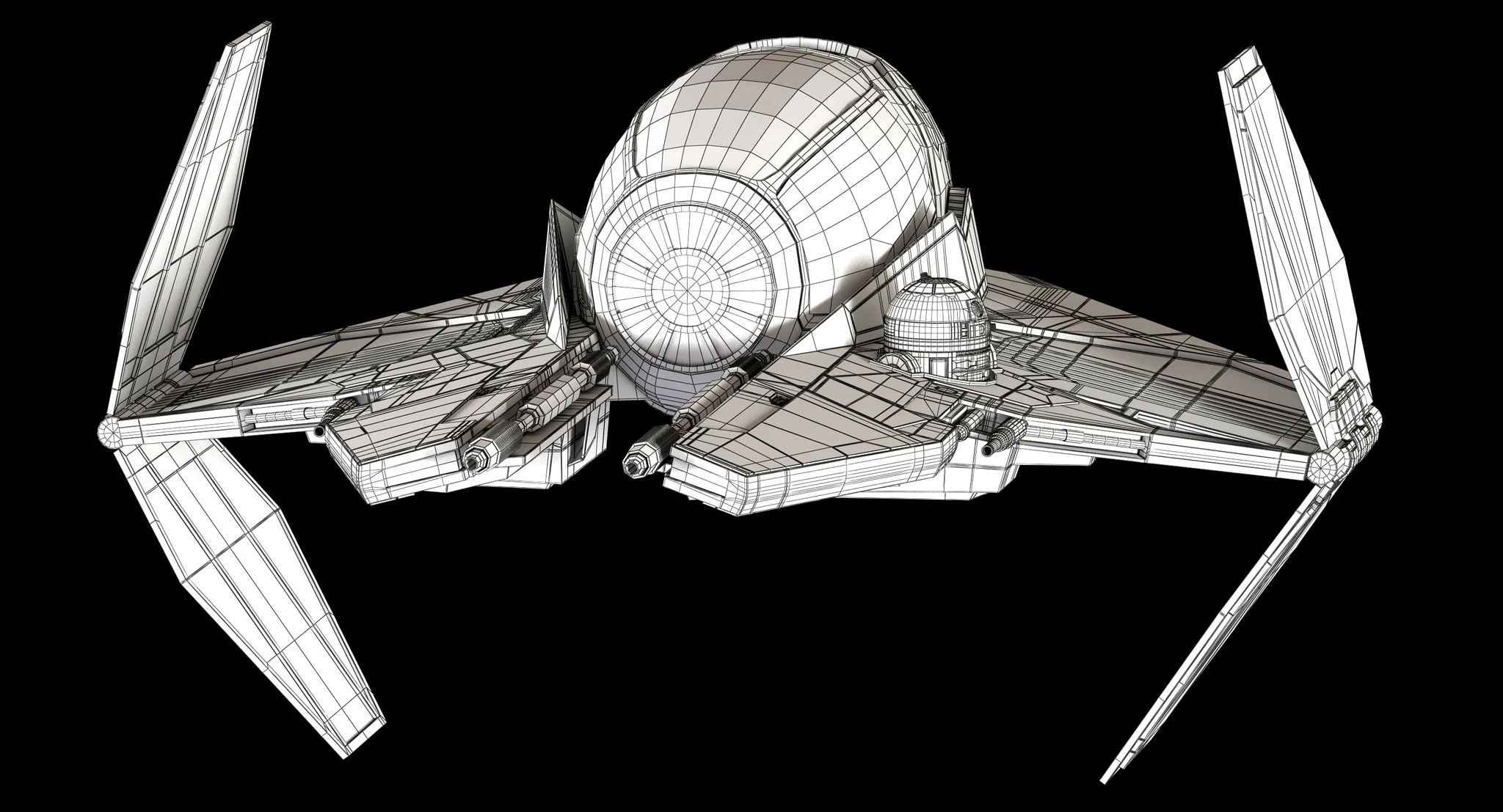 ETA 2 Jedi Interceptor — 3D model preview 10