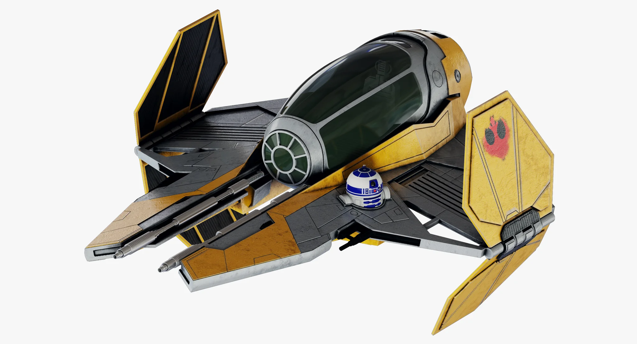 ETA 2 Jedi Interceptor — 3D model preview 15