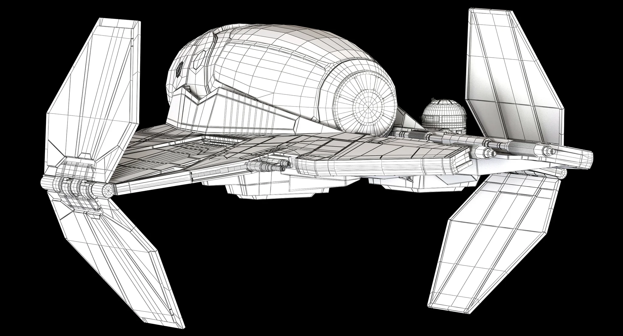 ETA 2 Jedi Interceptor — 3D model preview 19