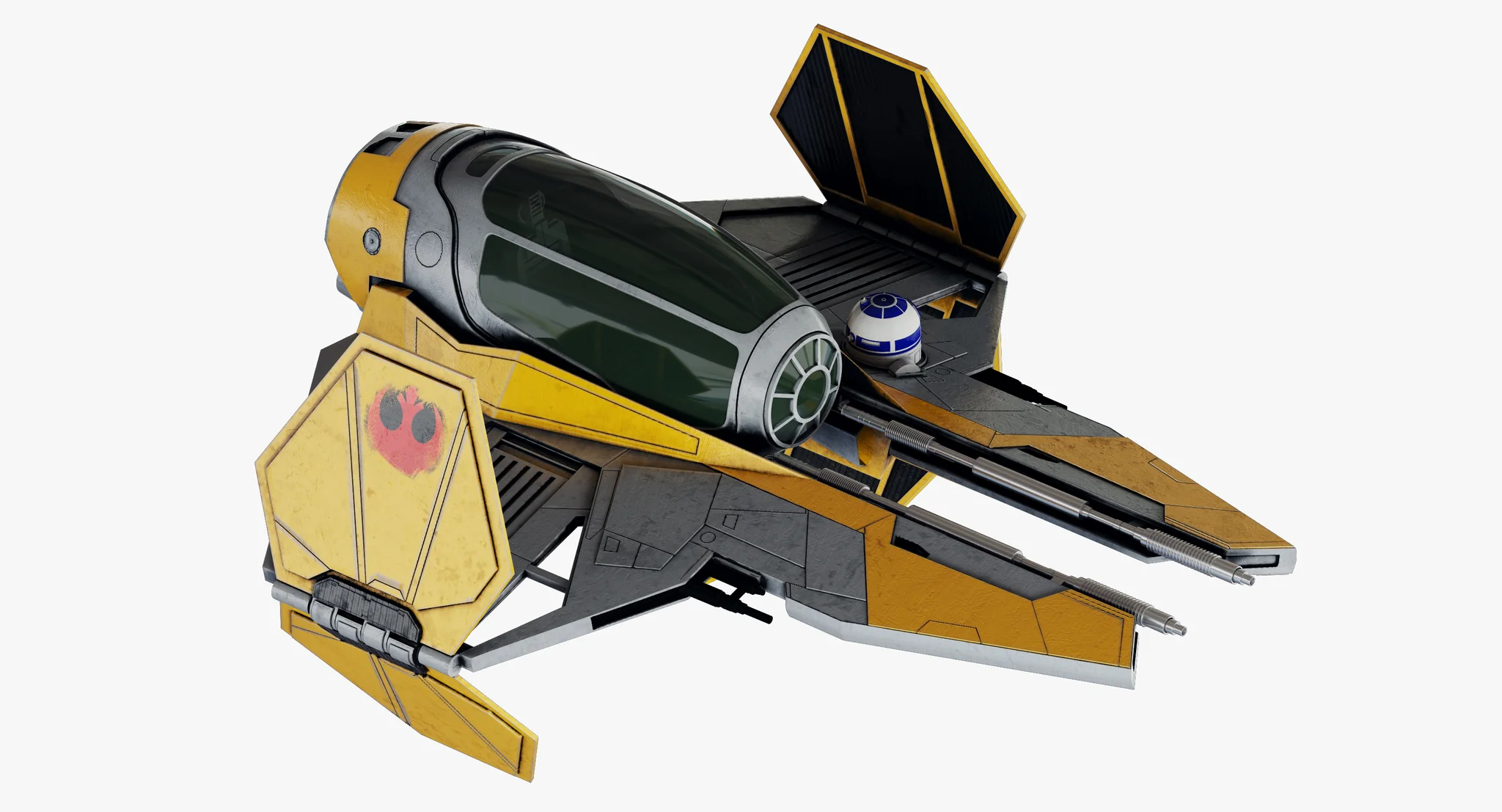 ETA 2 Jedi Interceptor — 3D model preview 20