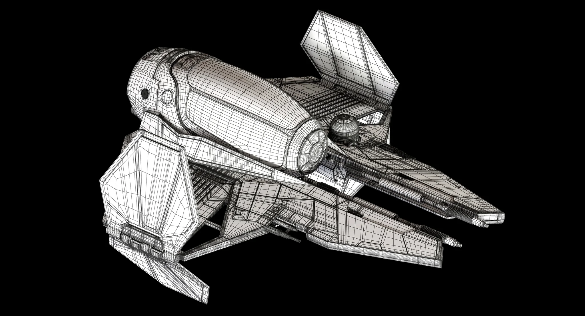 ETA 2 Jedi Interceptor — 3D model preview 22