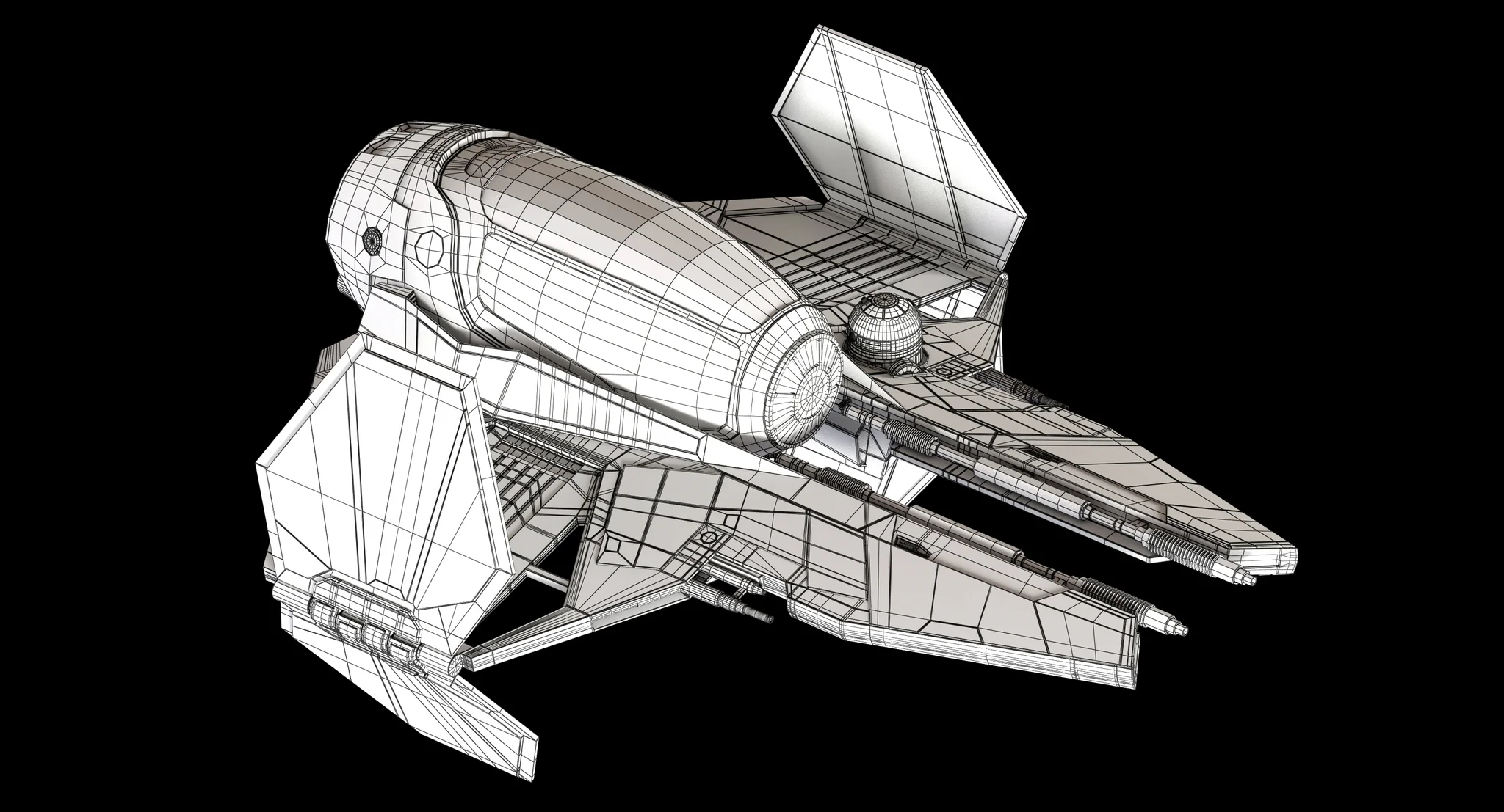 ETA 2 Jedi Interceptor — 3D model preview 23