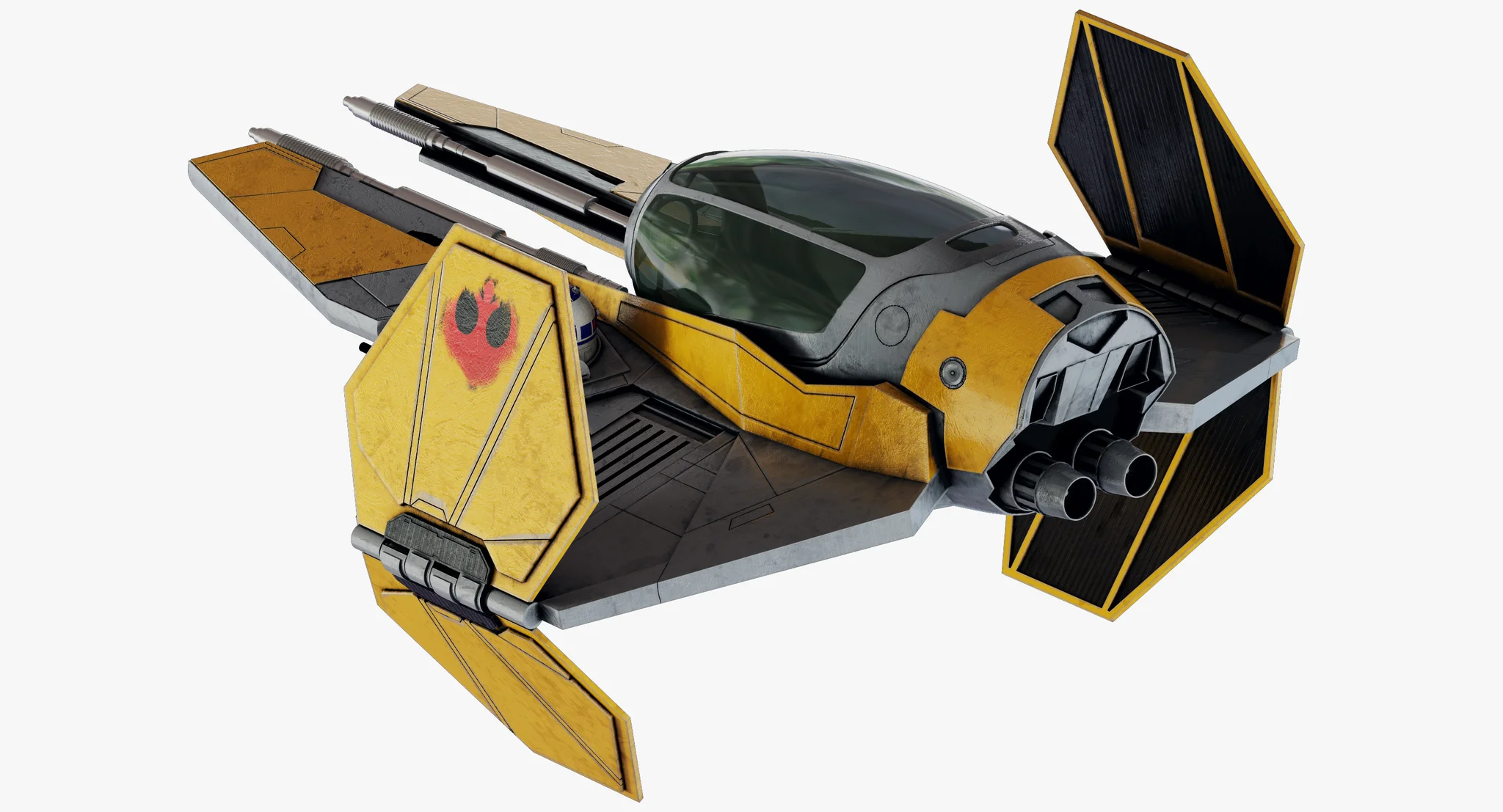 ETA 2 Jedi Interceptor — 3D model preview 24