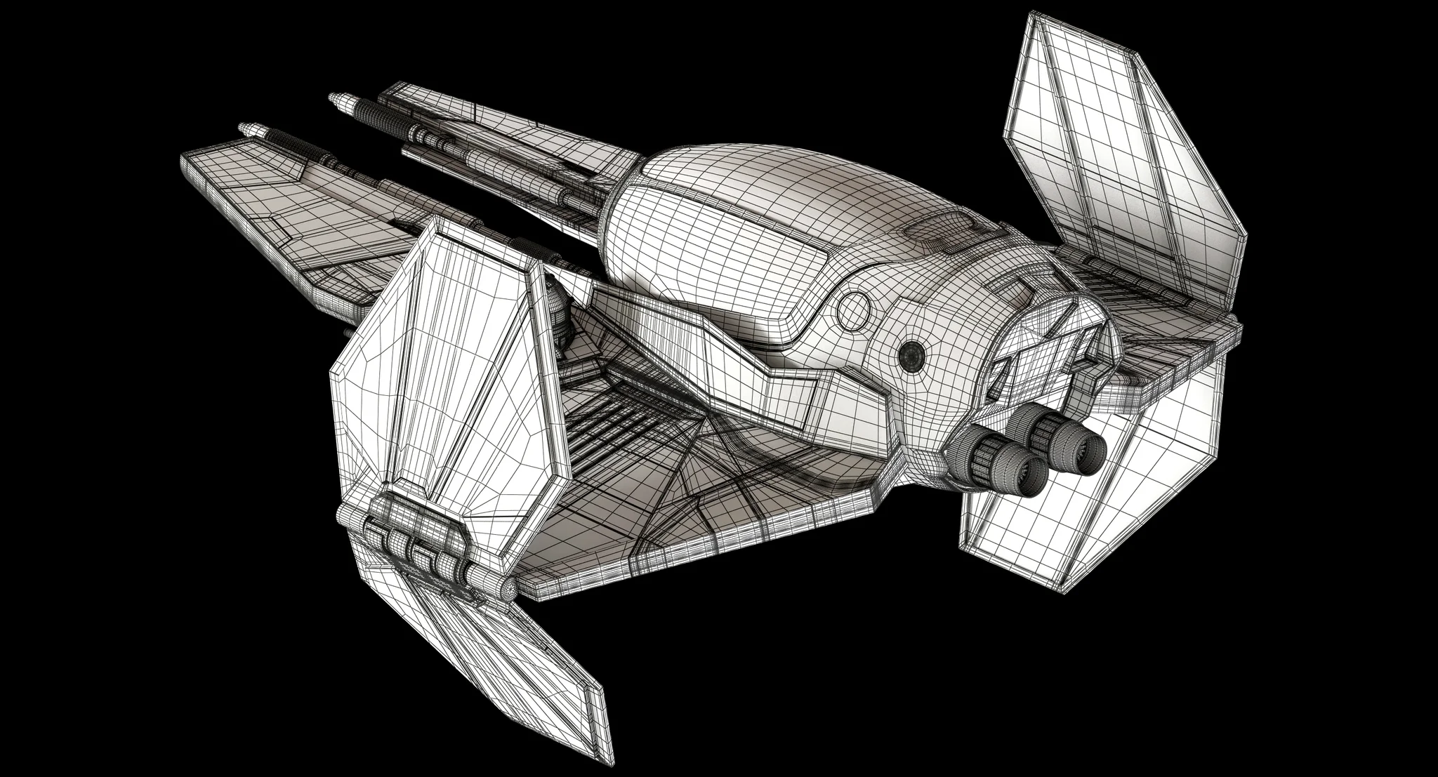 ETA 2 Jedi Interceptor — 3D model preview 25