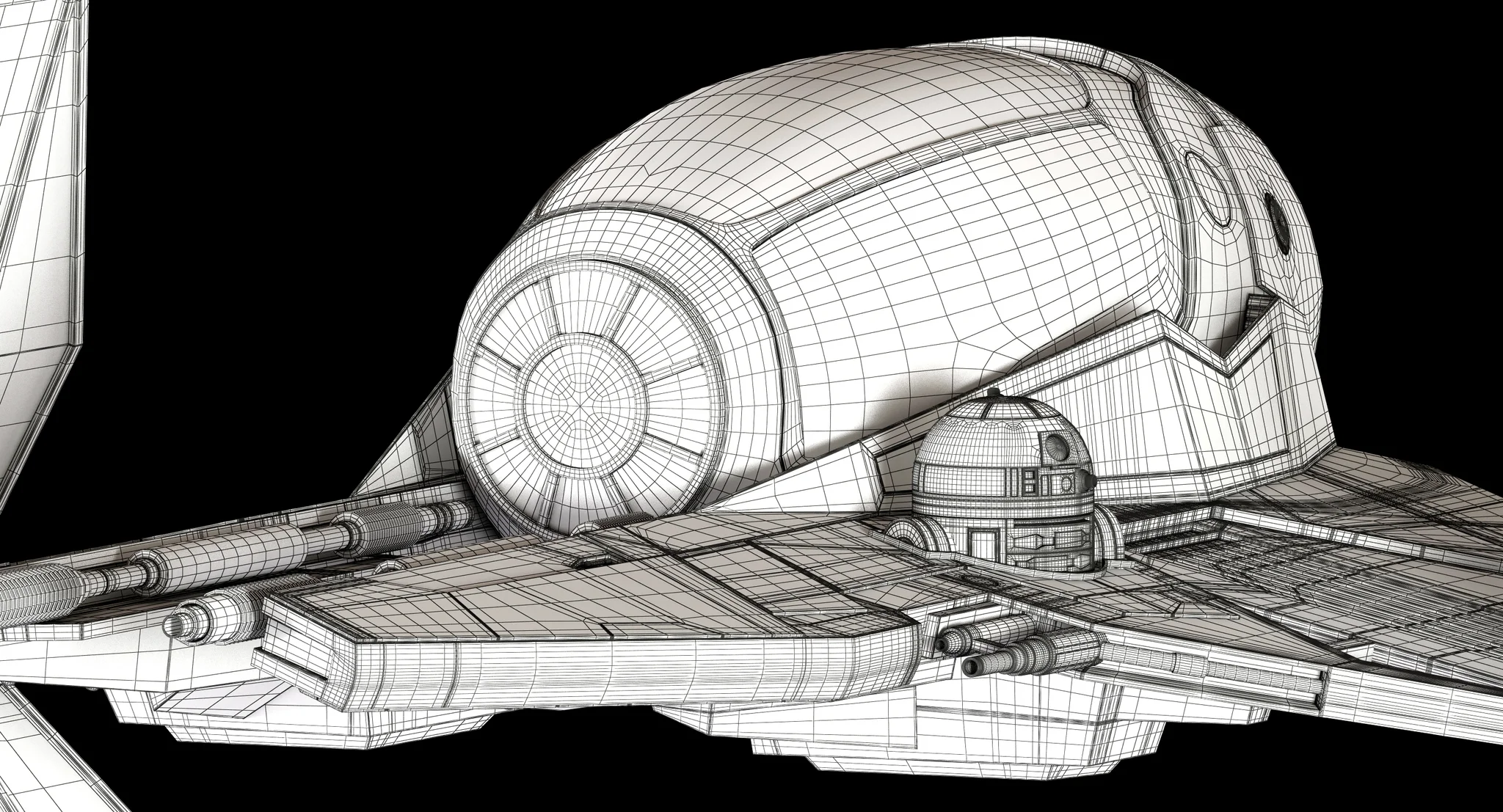 ETA 2 Jedi Interceptor — 3D model preview 28