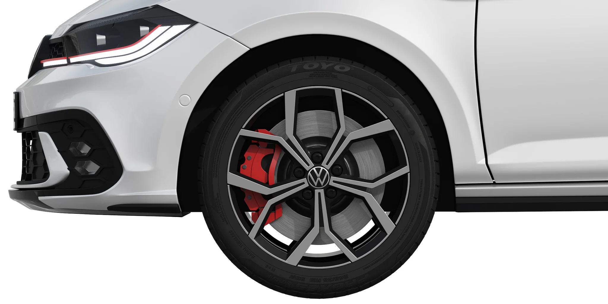 Volkswagen Polo GTI 2022, 3D model preview 1