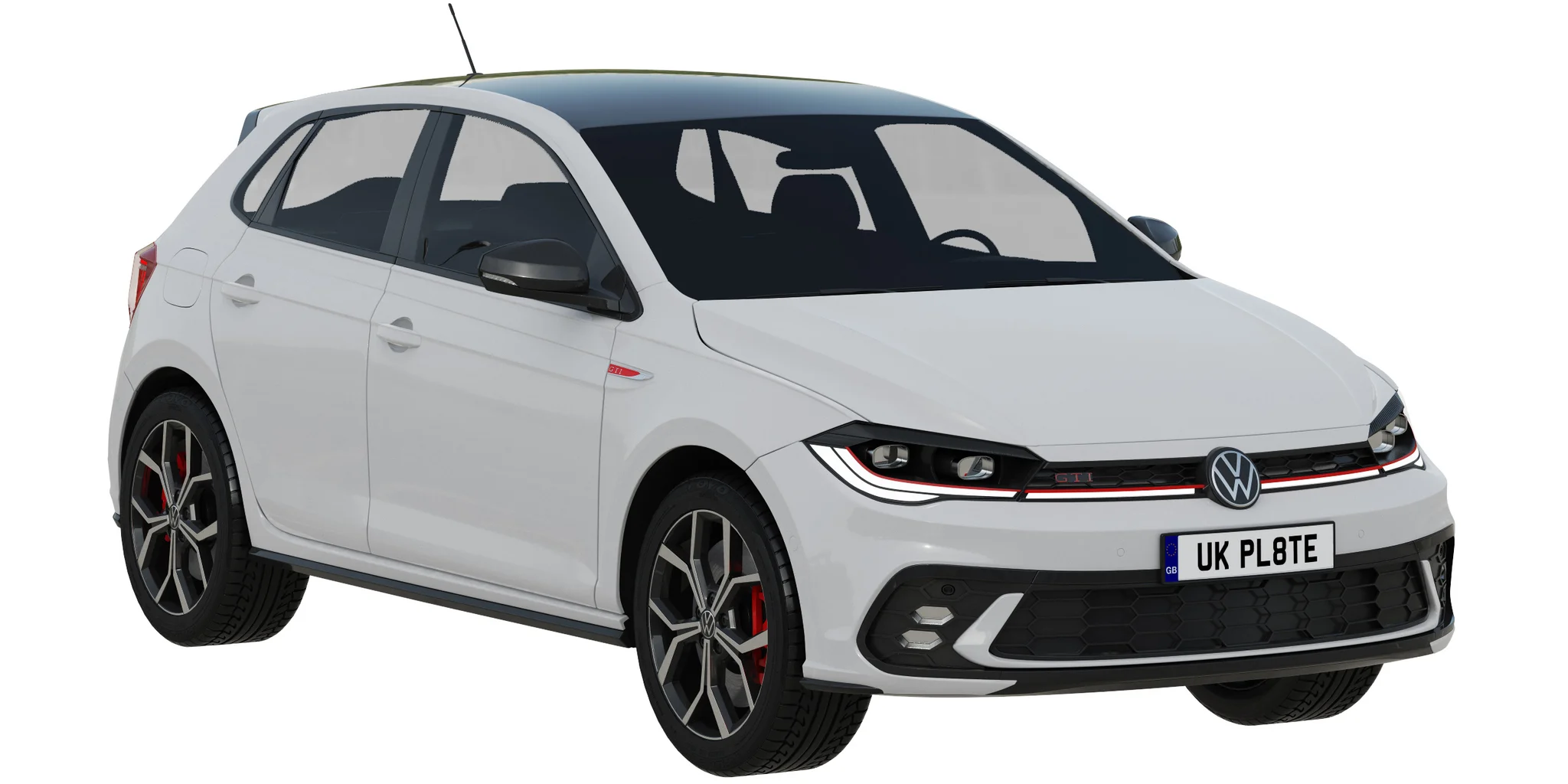 Volkswagen Polo GTI 2022, 3D model preview 19