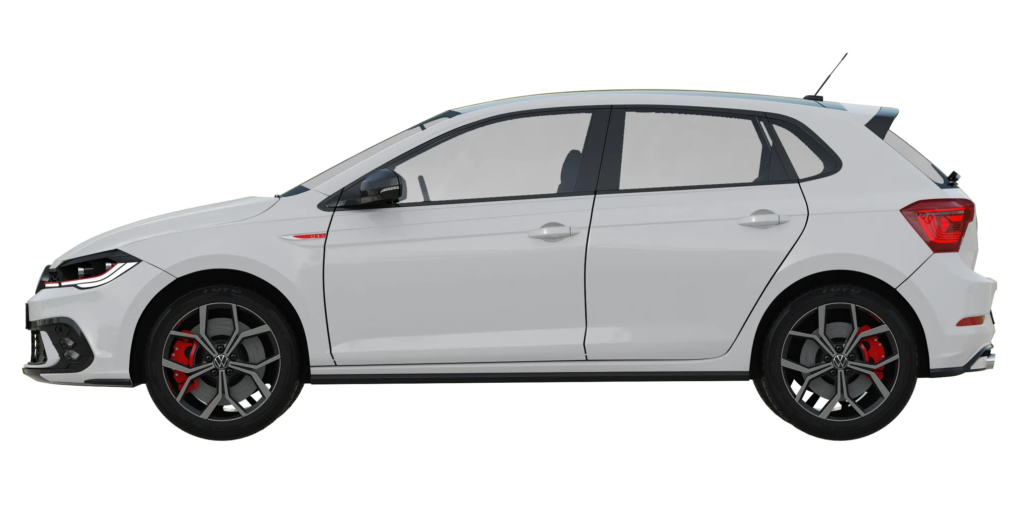 Volkswagen Polo GTI 2022, 3D model preview 29