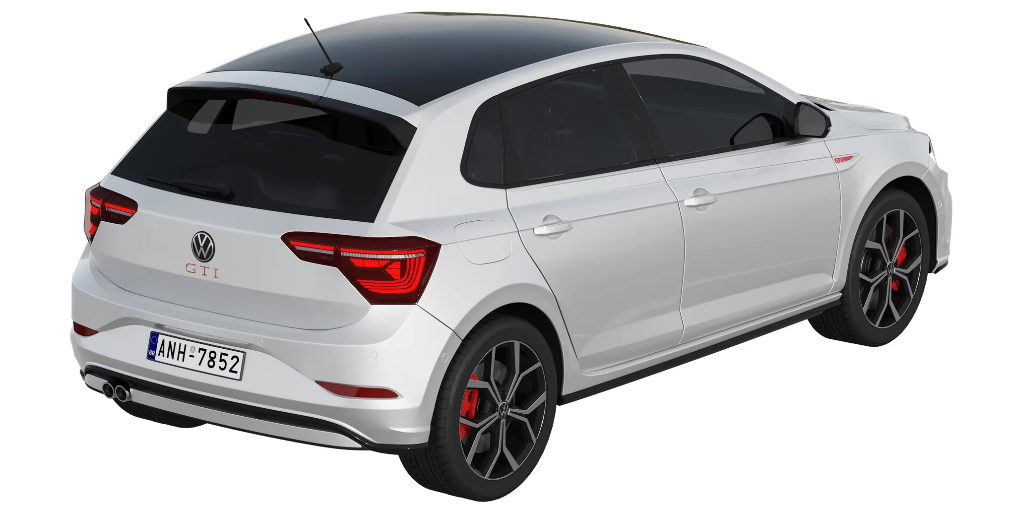 Volkswagen Polo GTI 2022, 3D model preview 35
