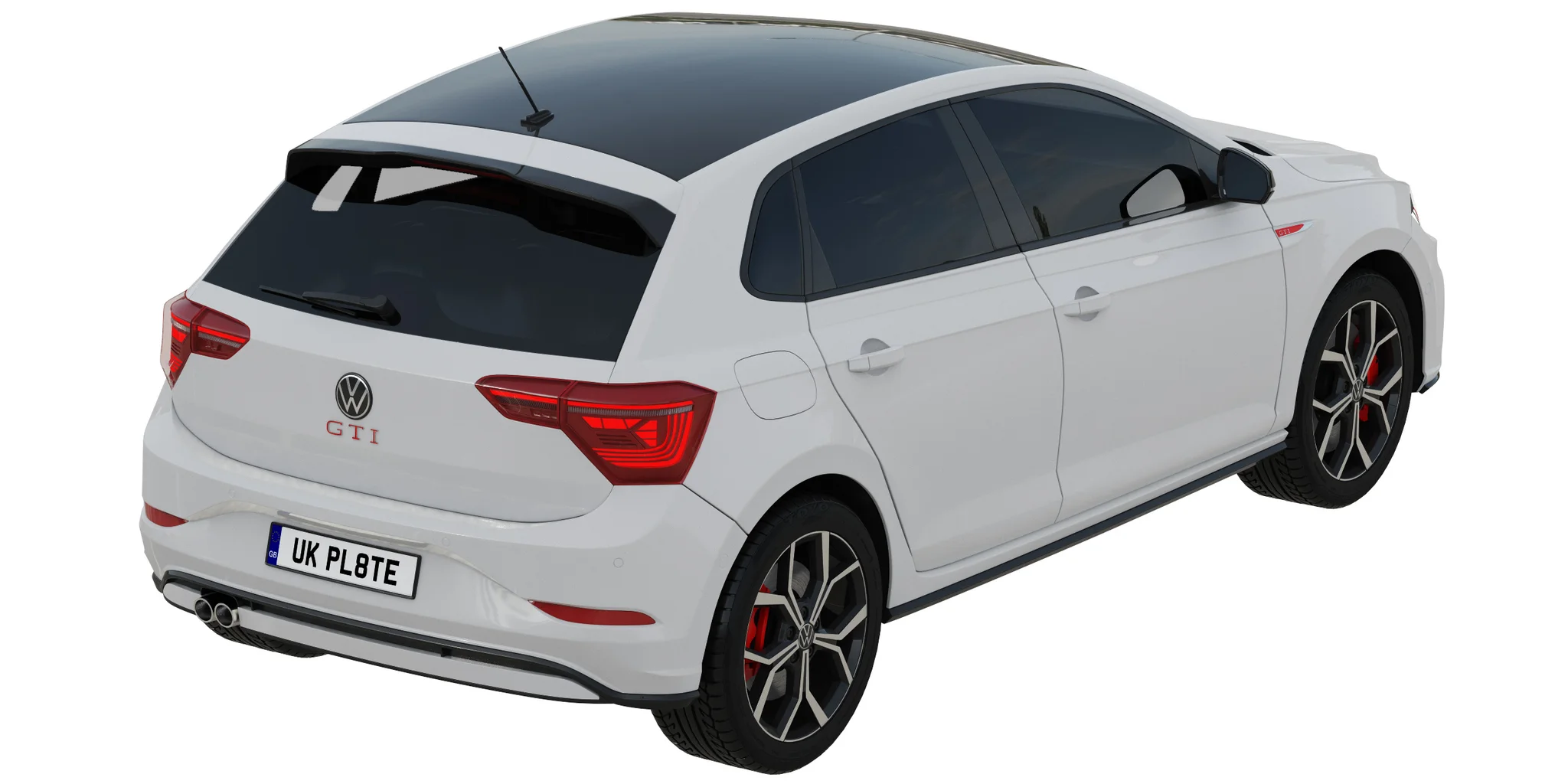 Volkswagen Polo GTI 2022, 3D model preview 37