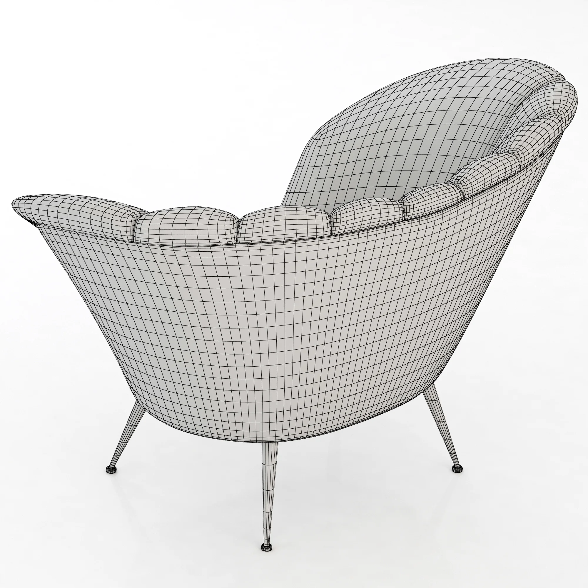 Brabbu ANDES ARMCHAIR — 3D model preview 6