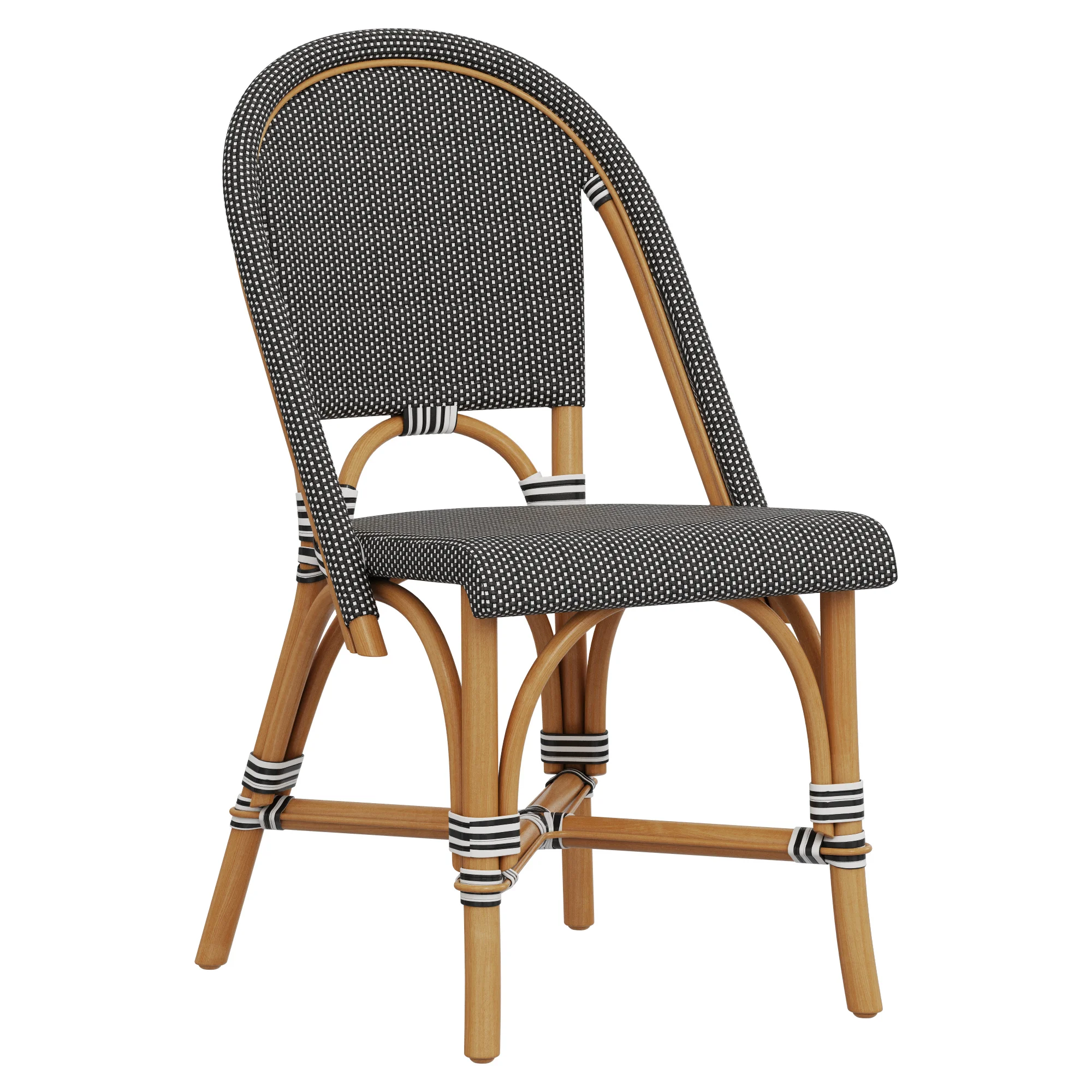 Restoration Hardware St Germain Resin Side Chair — 3D model preview 1