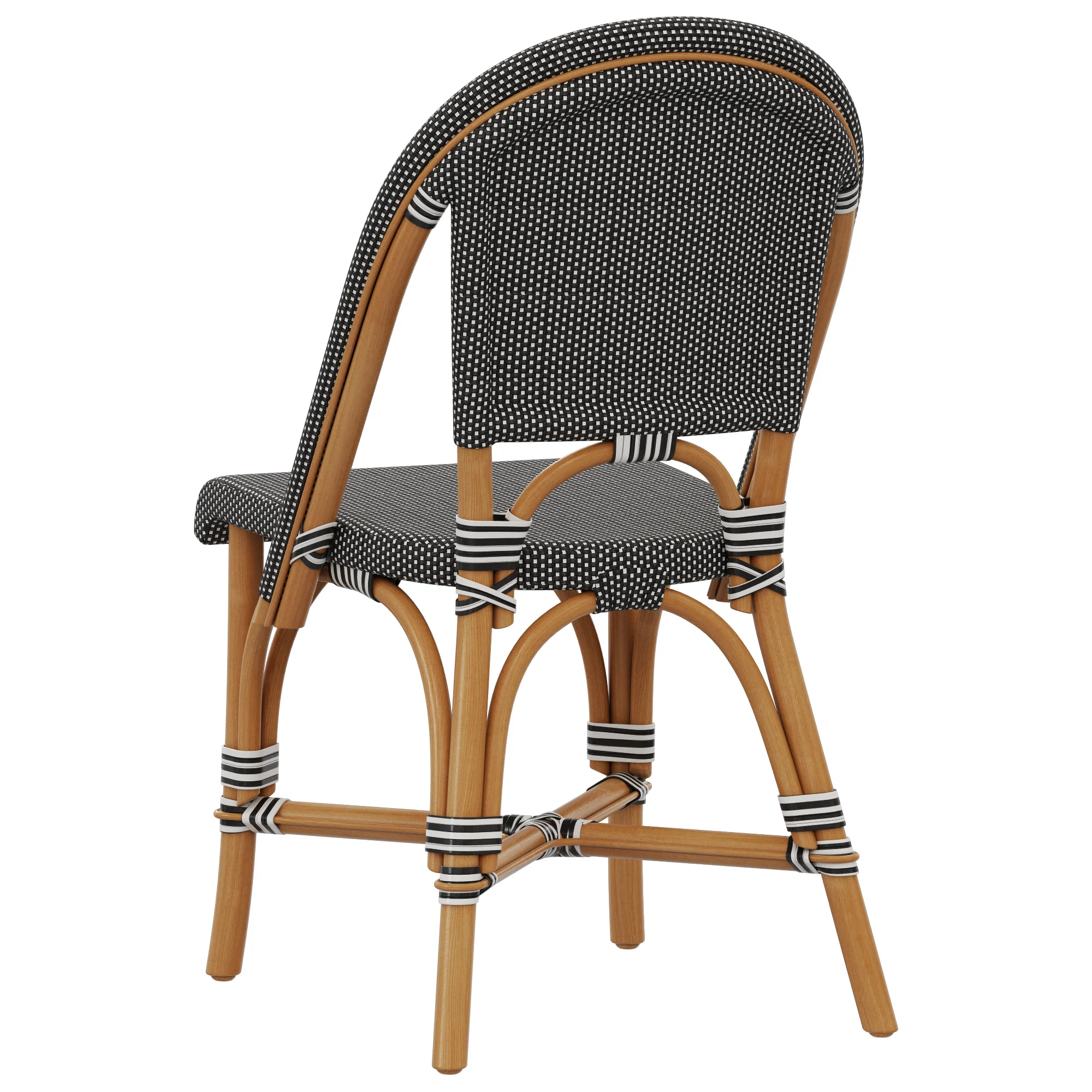 Restoration Hardware St Germain Resin Side Chair — 3D model preview 4