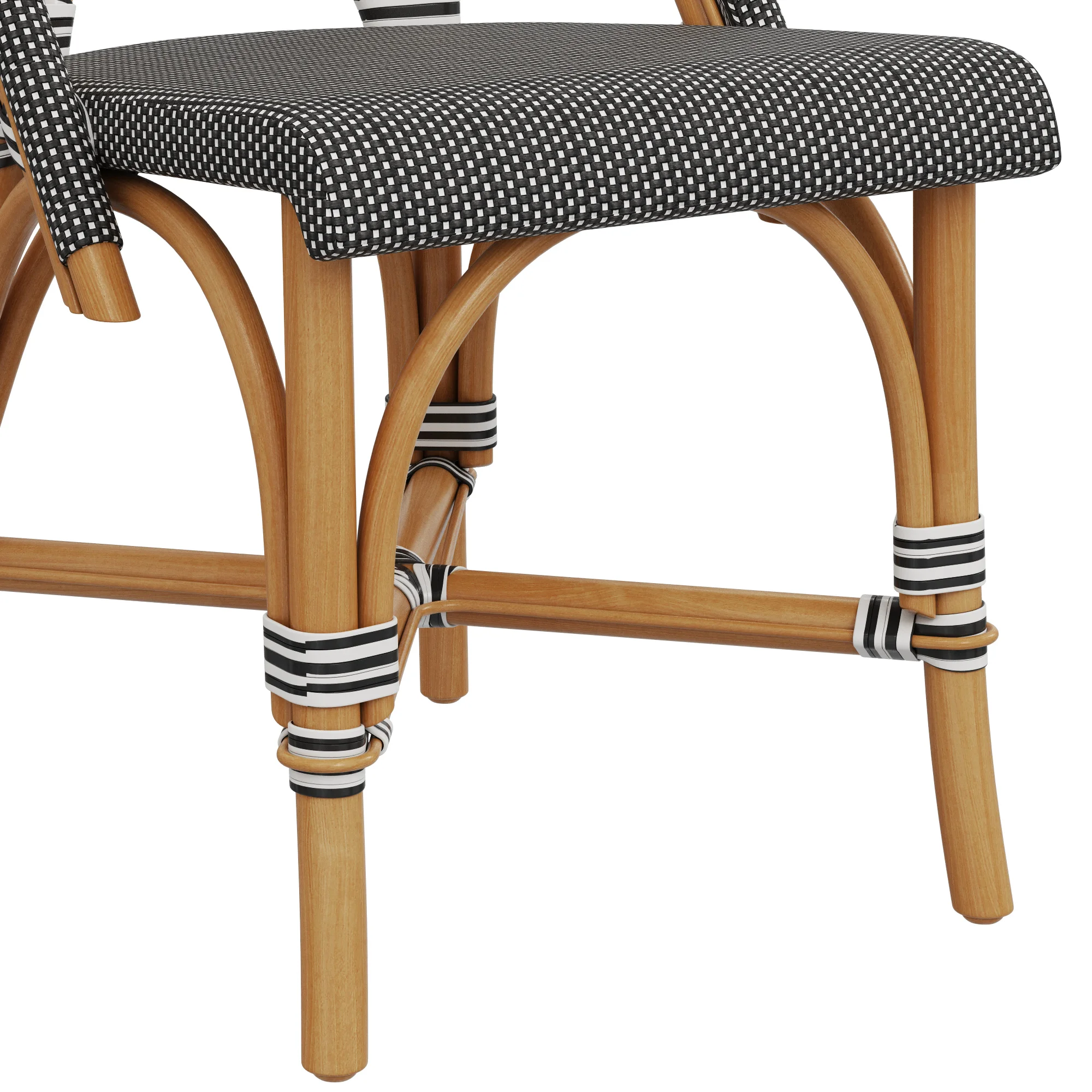 Restoration Hardware St Germain Resin Side Chair — 3D model preview 5