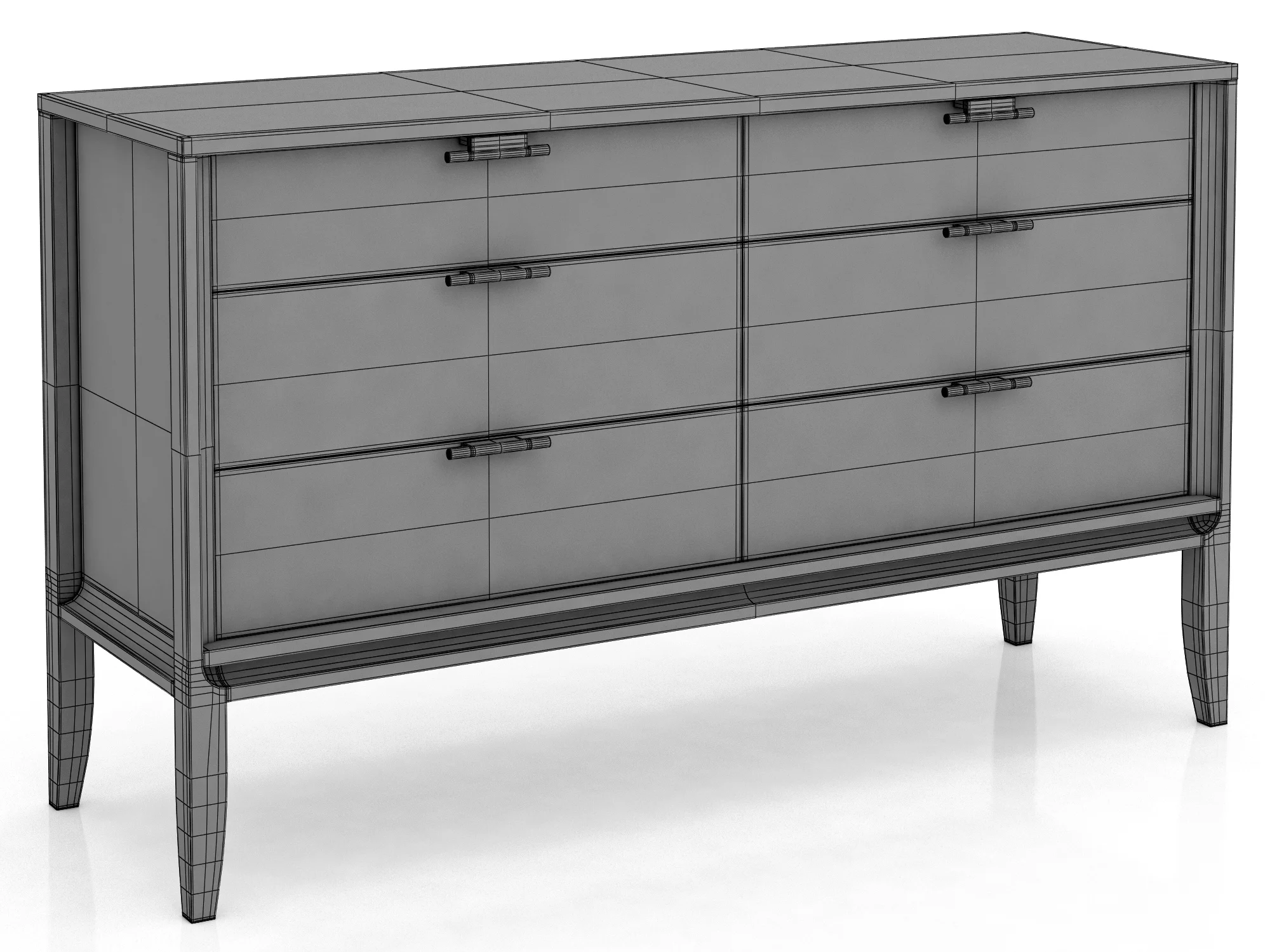 Dantone Home City Drawer — 3D model preview 9