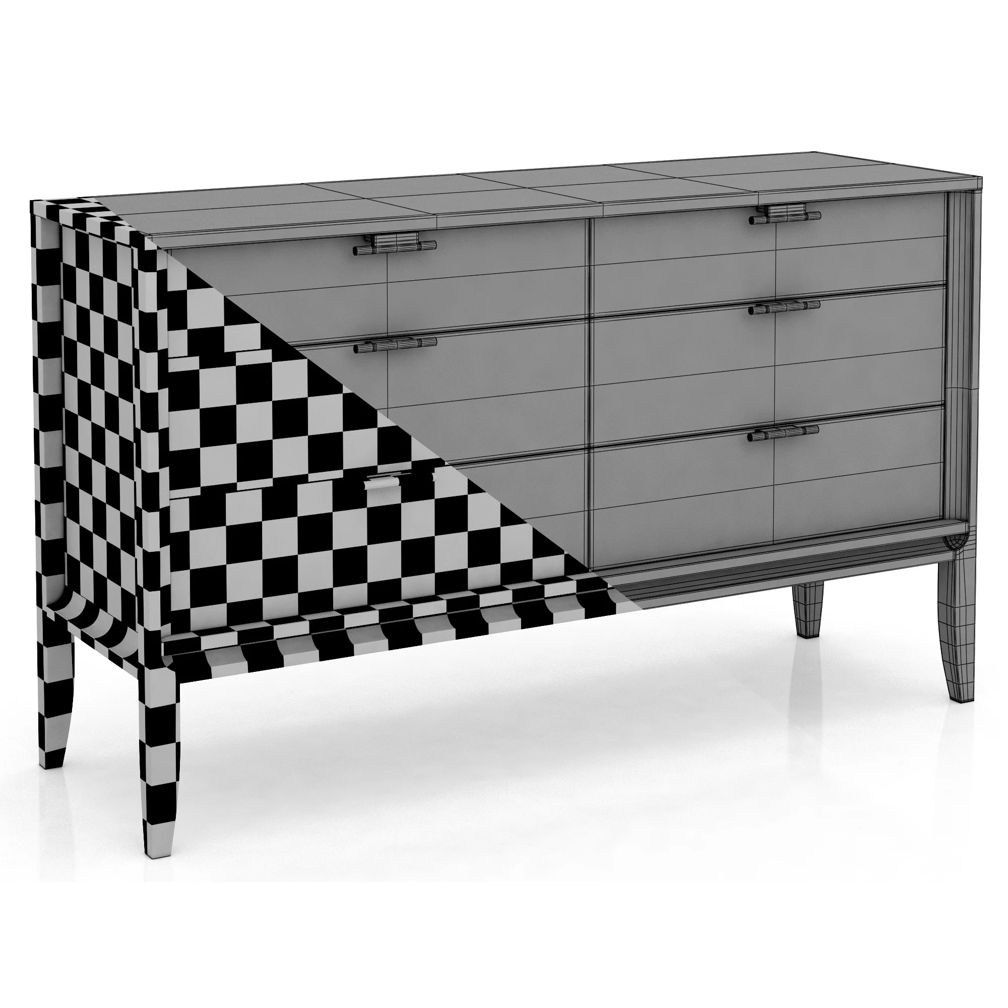 Dantone Home City Drawer — 3D model preview 10
