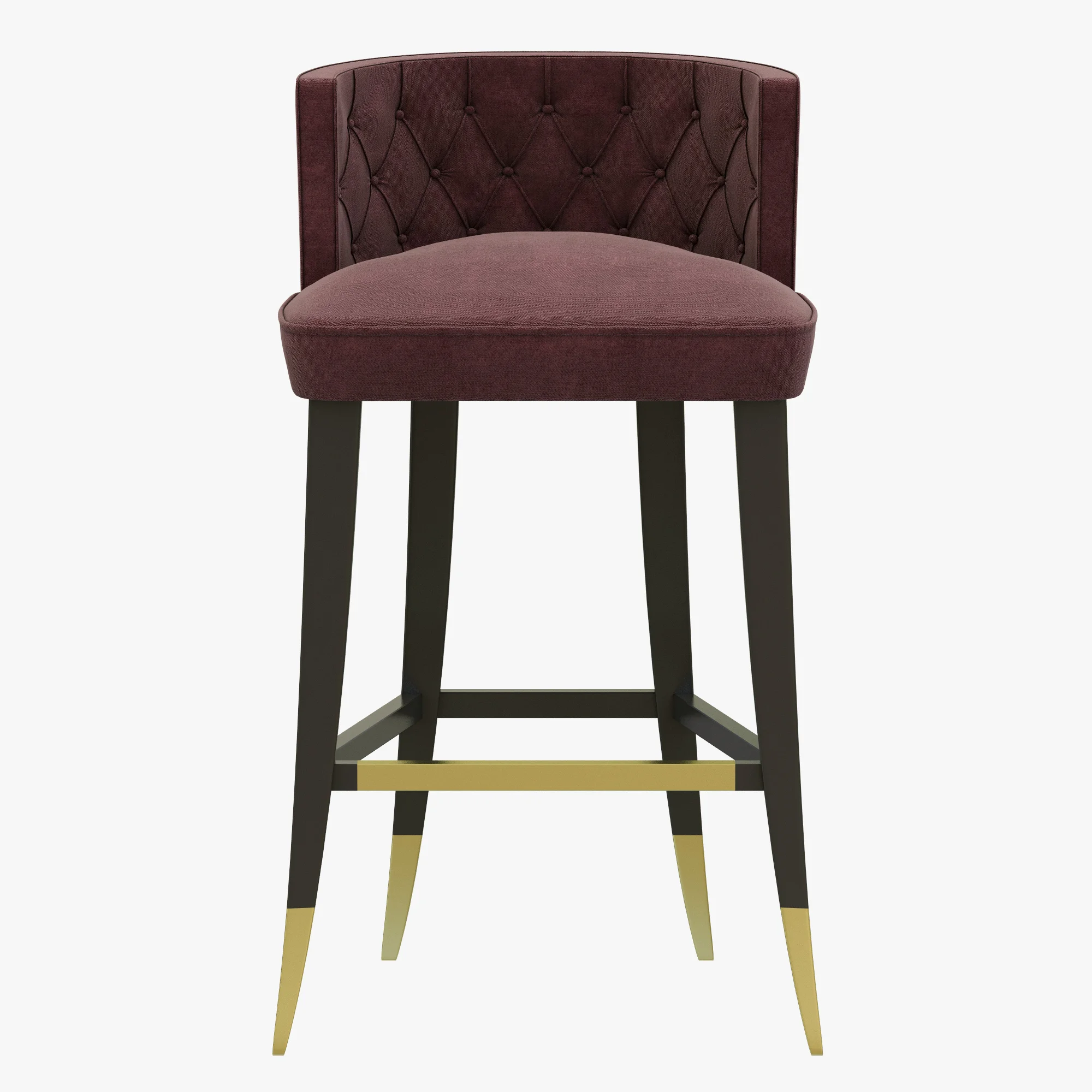 Brabbu Bourbon Counter Stool — 3D model preview 7