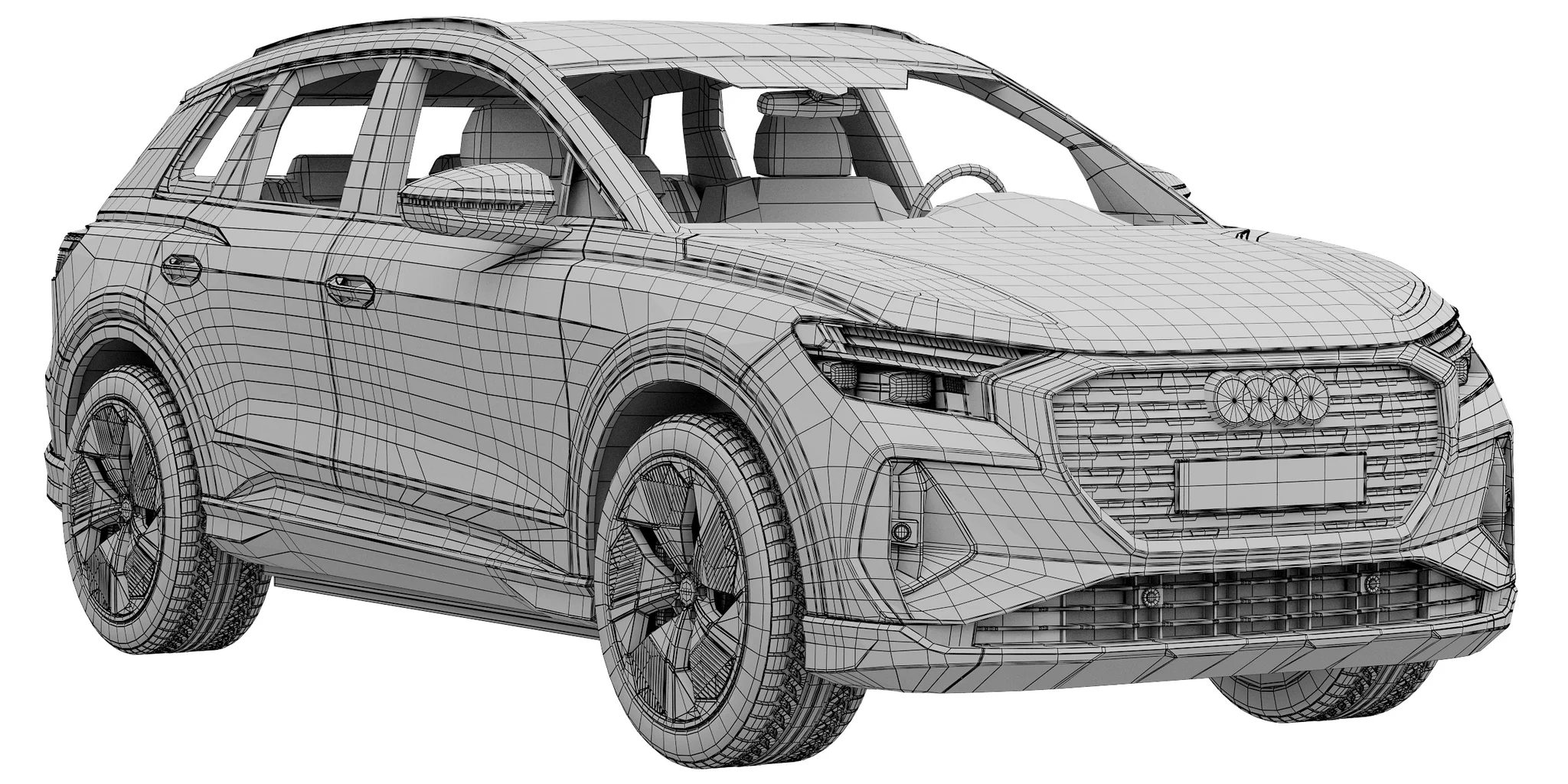Audi Q4 E Tron, 3D model preview 17