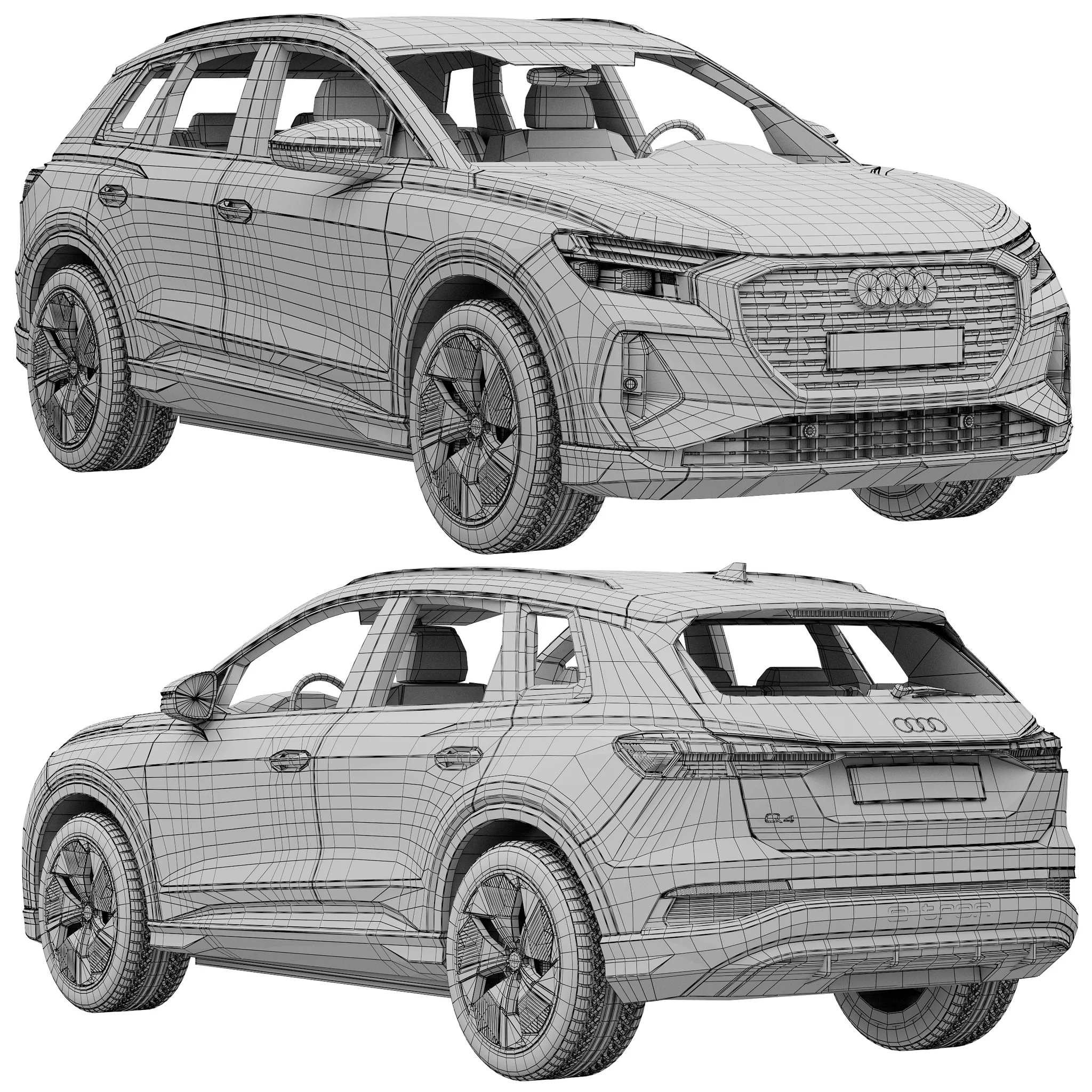 Audi Q4 E Tron, 3D model preview 18