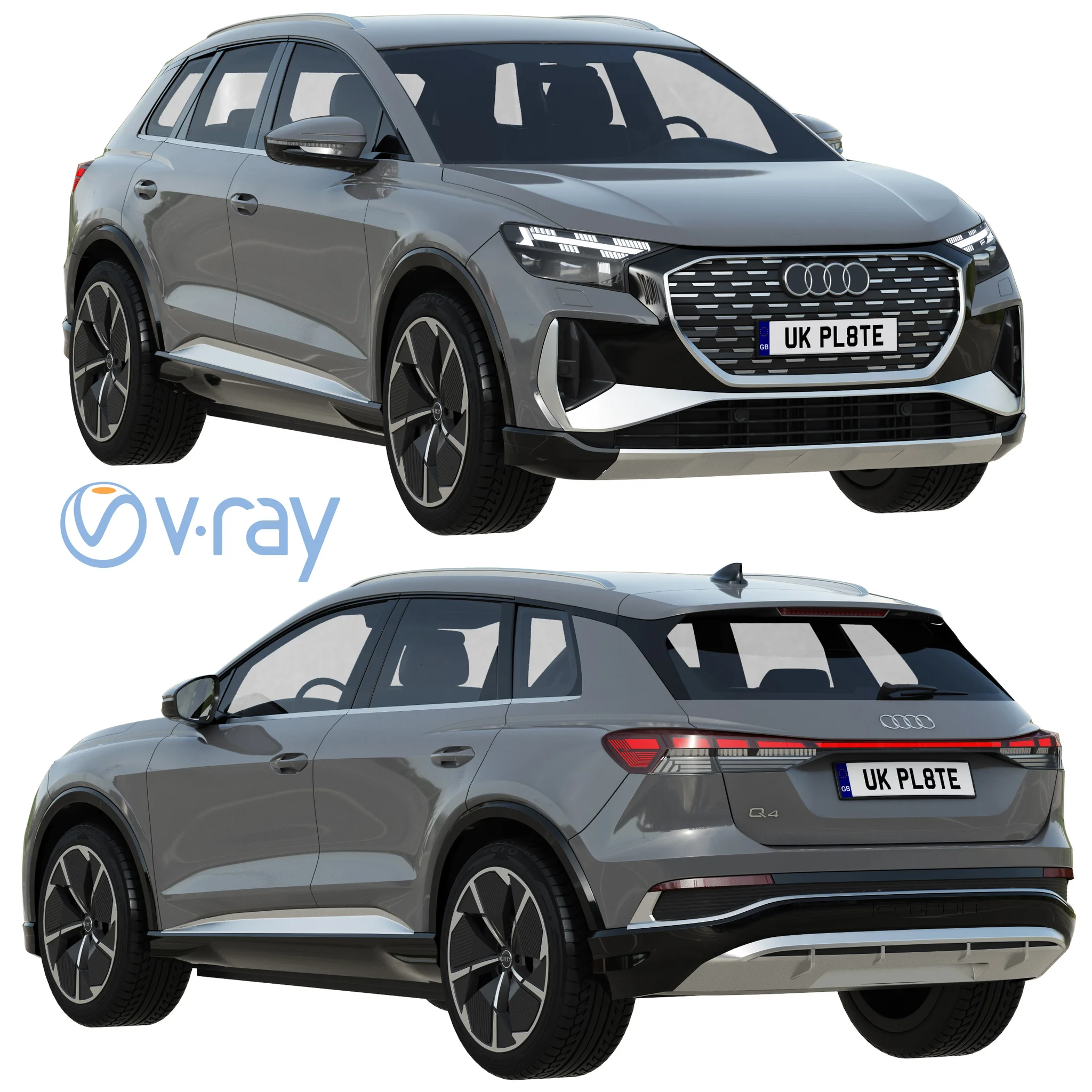 Audi Q4 E Tron, 3D model preview 20