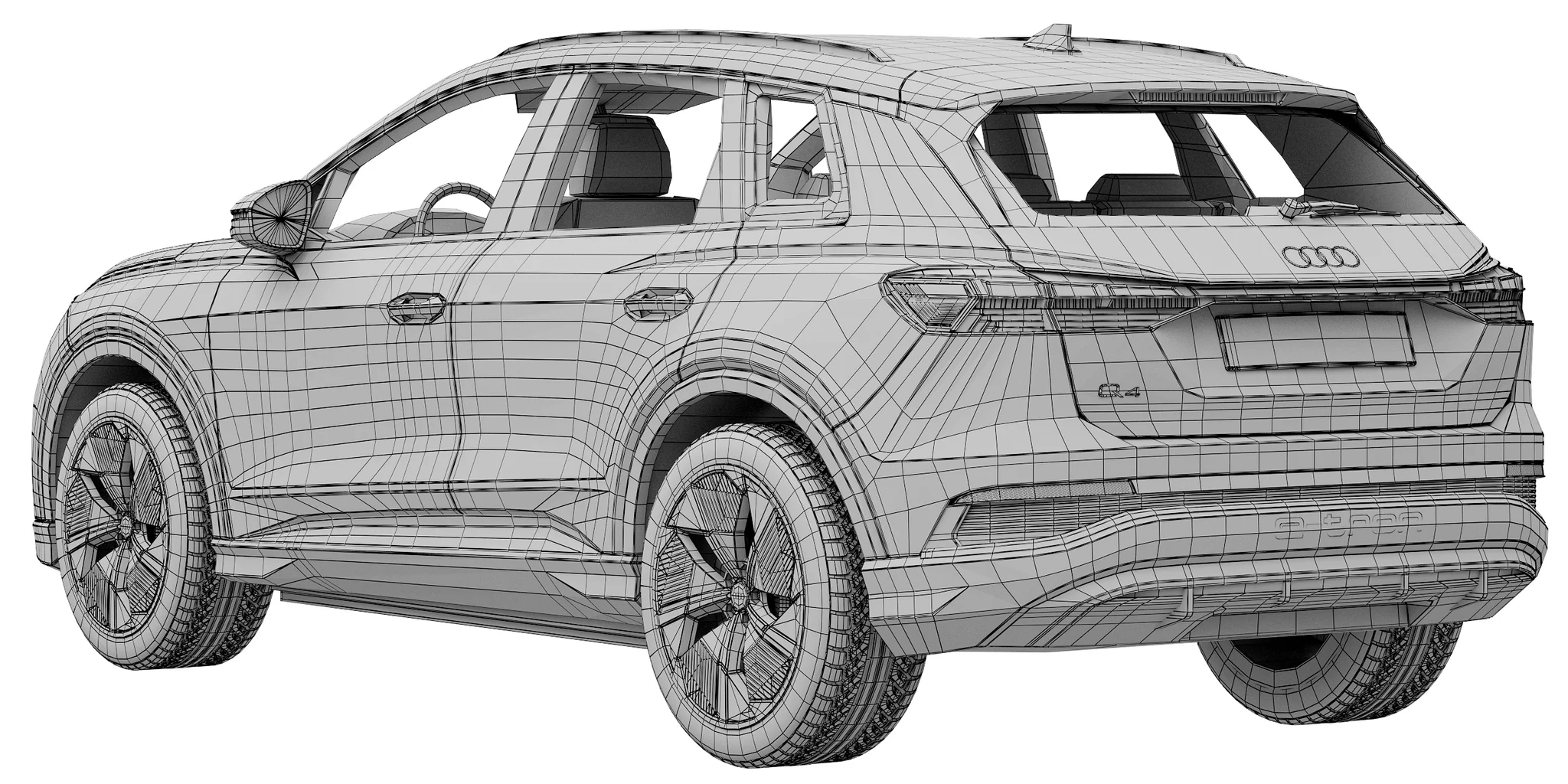 Audi Q4 E Tron, 3D model preview 23