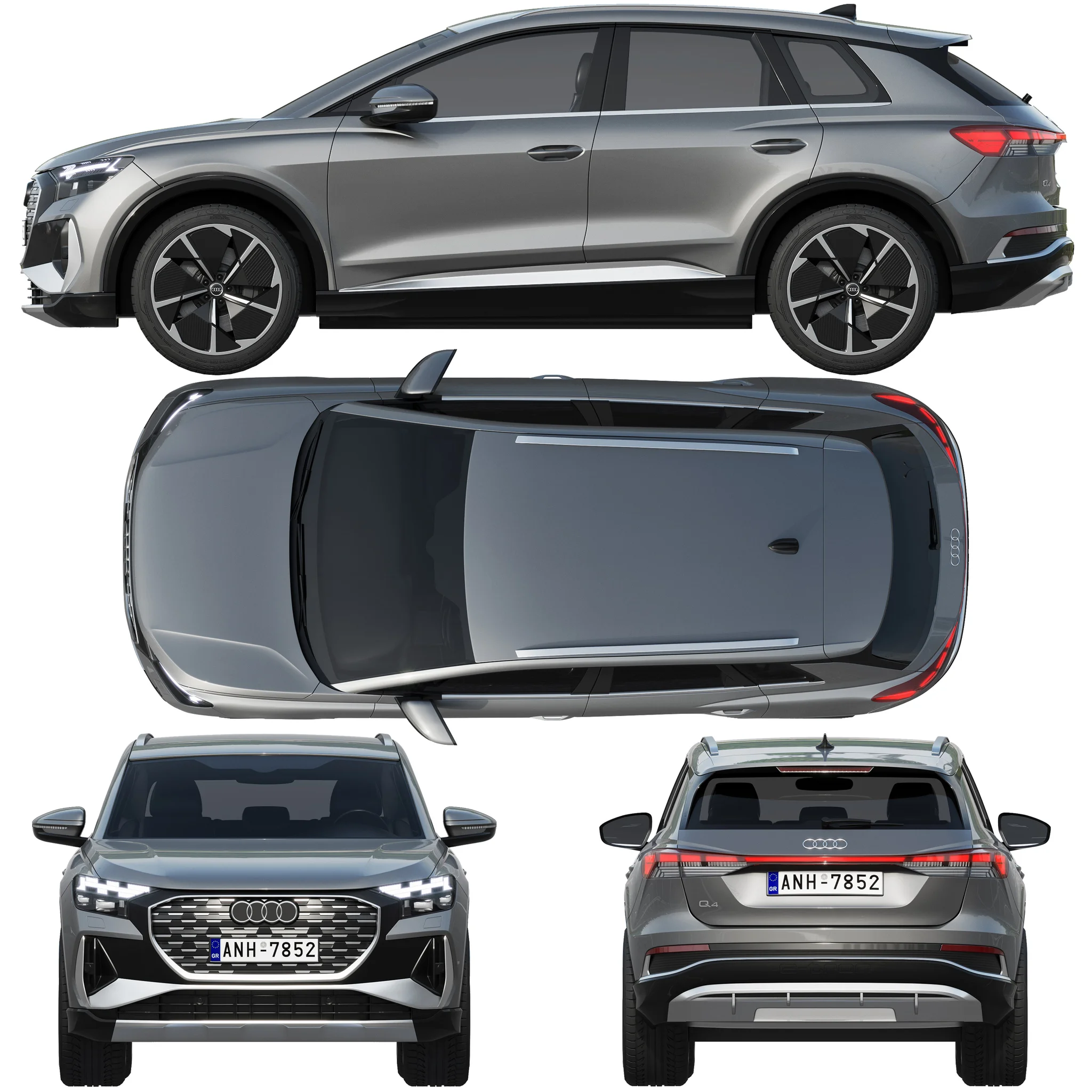 Audi Q4 E Tron, 3D model preview 28