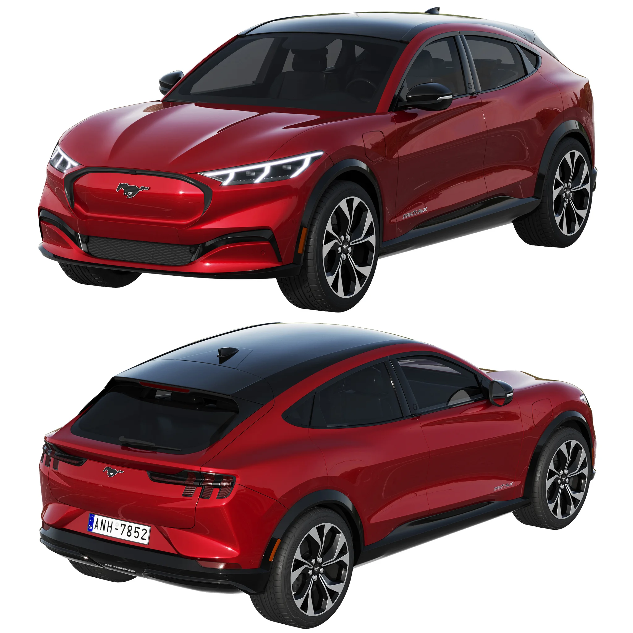 Ford Mustang MACH E, 3D model preview 7