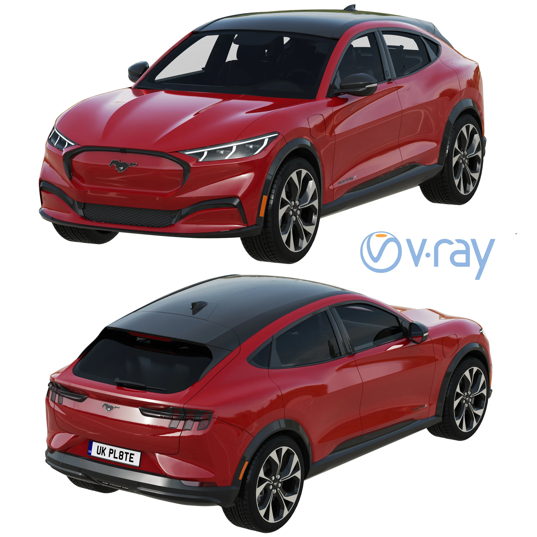 Ford Mustang MACH E, 3D model preview 14